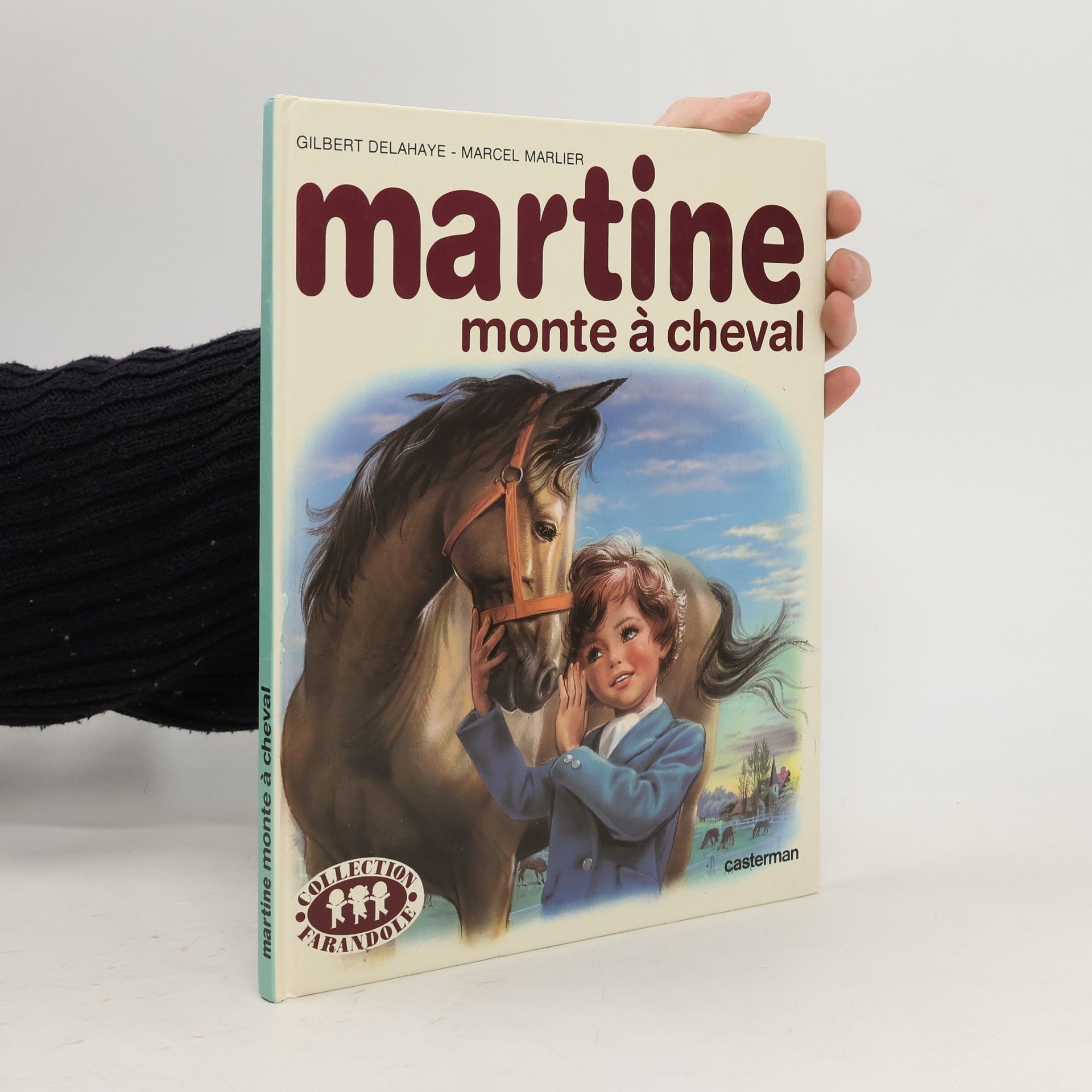 Marcel Marlier Martine monte à cheval