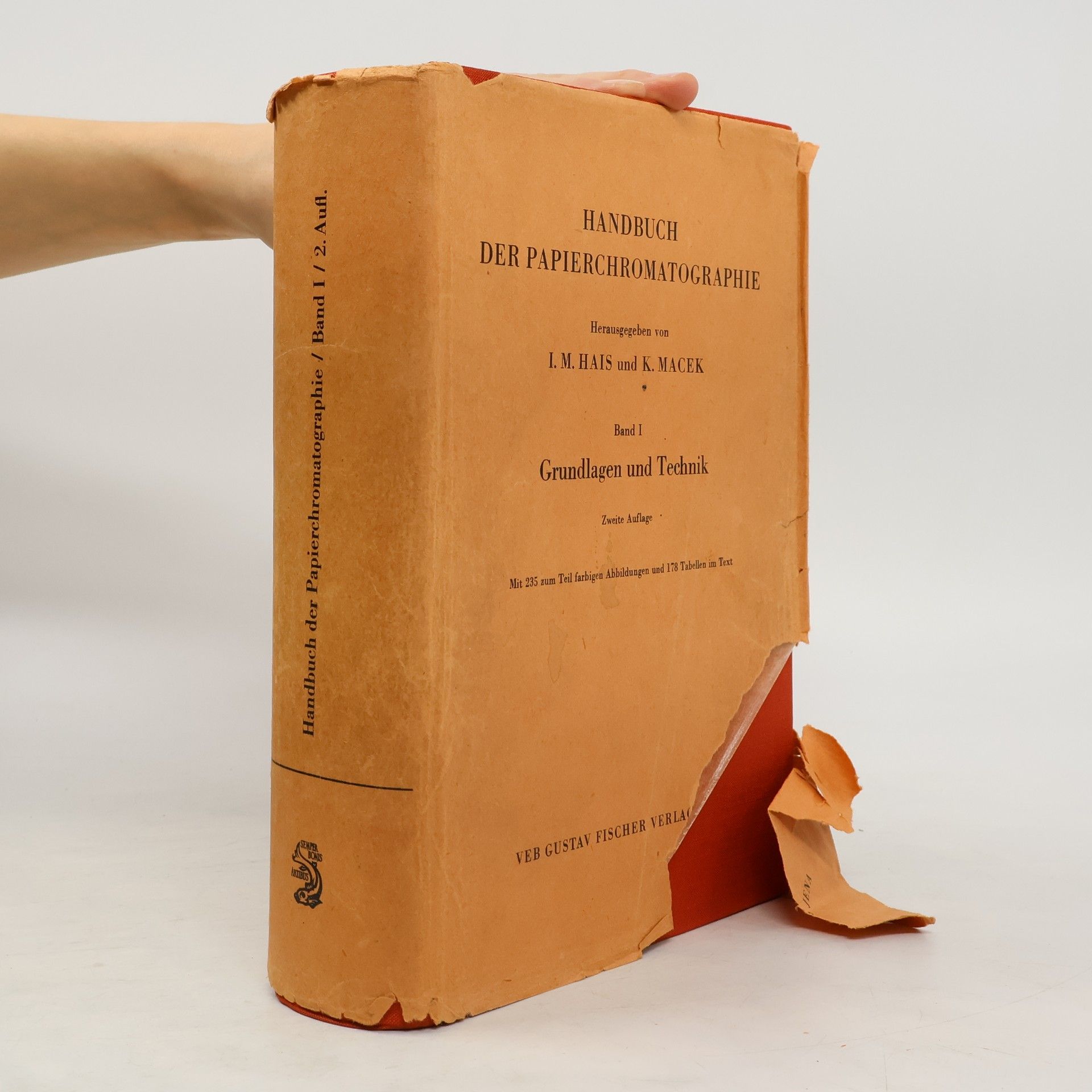 Kolektiv autorů Handbuch der Papierchromatographie I