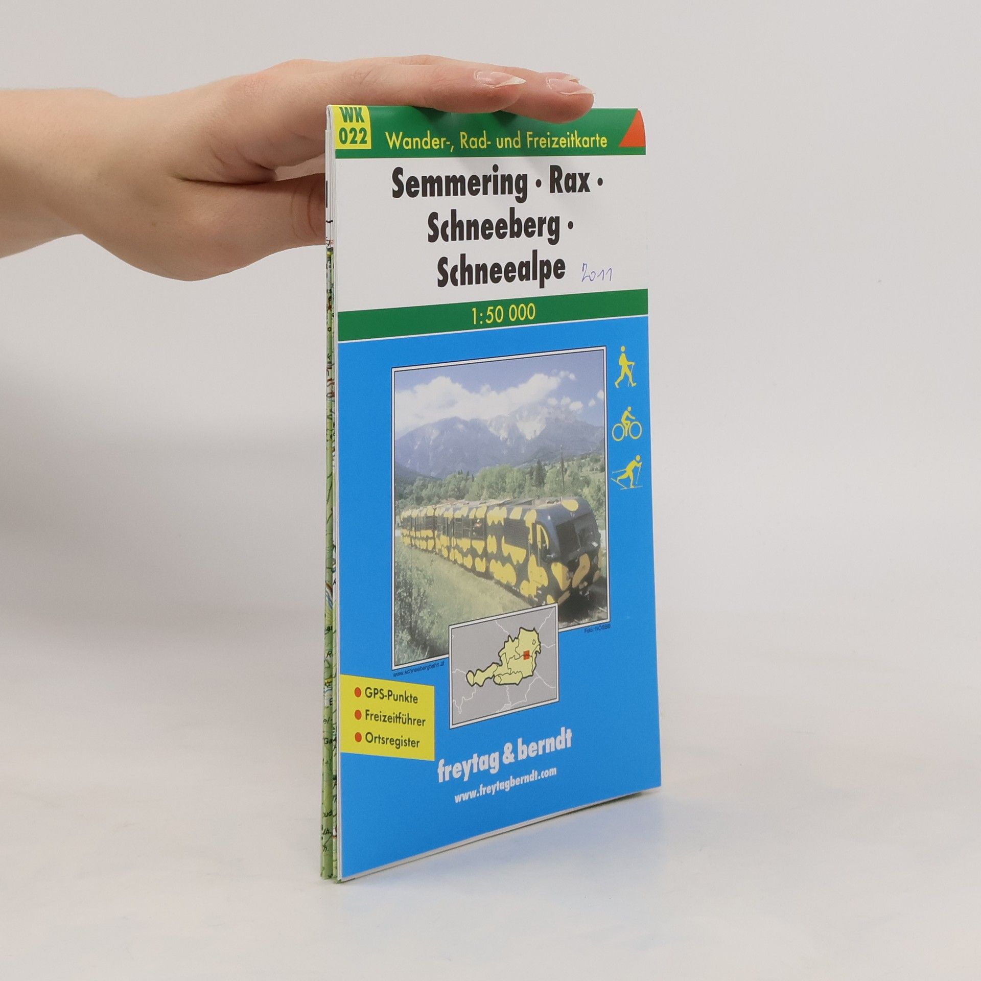 AA.VV. Freytag & Berndt Wander-, Rad- und Freizeitkarte Semmering, Rax, Schneeberg, Schneealpe