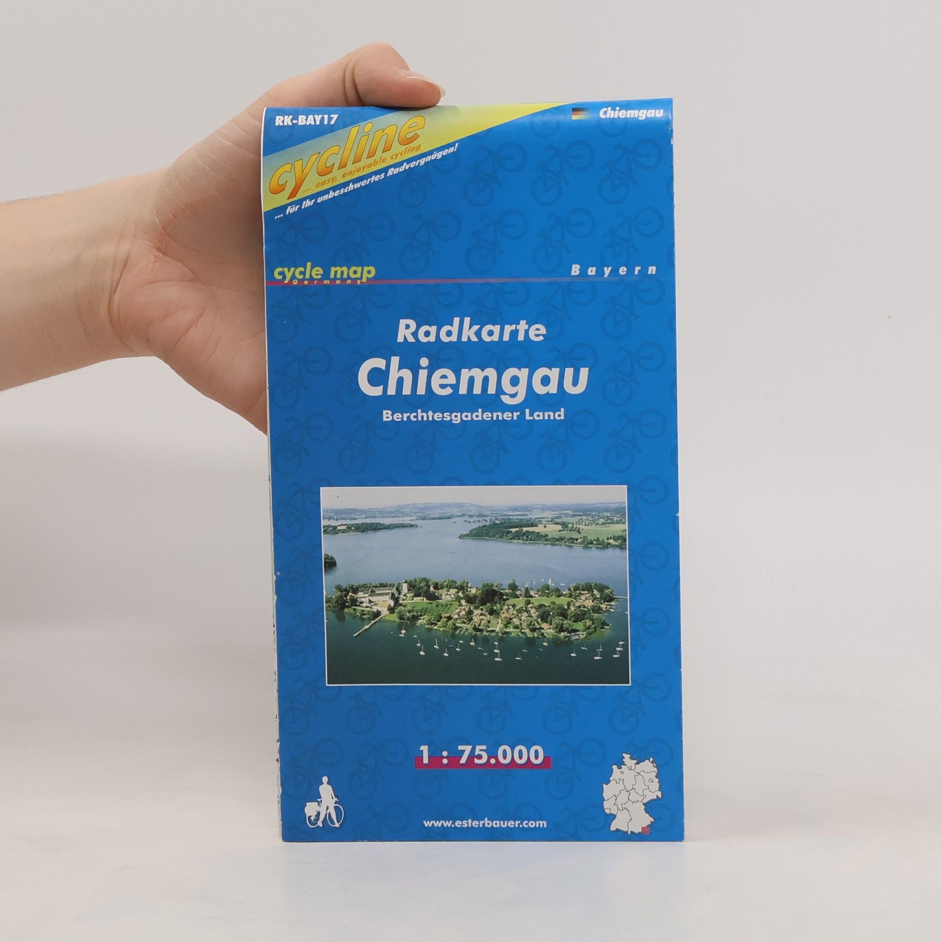 Esterbauer GmbH Bikeline Radkarte Deutschland Chiemgau 1 : 75 000