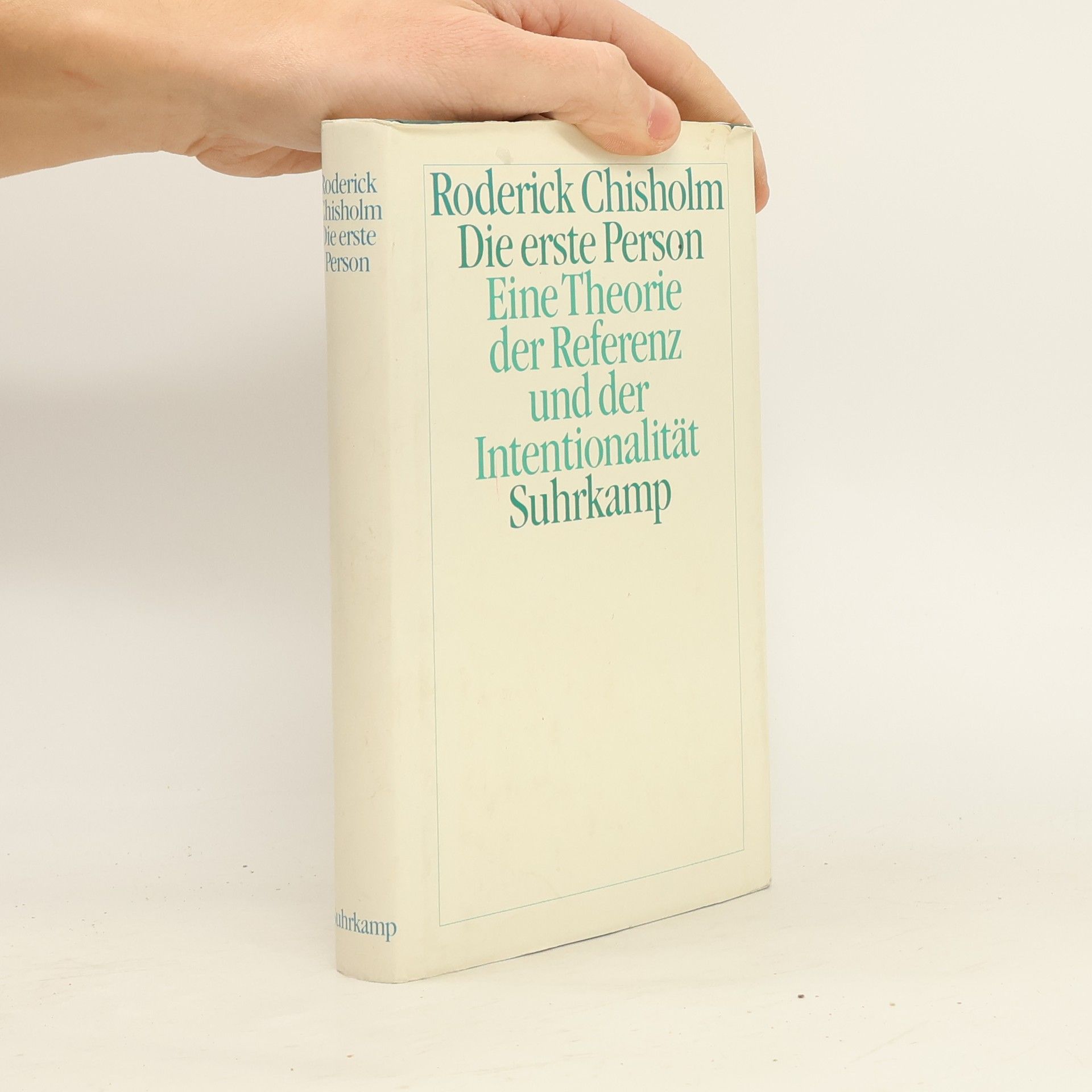 Roderick Chisholm Die erste Person