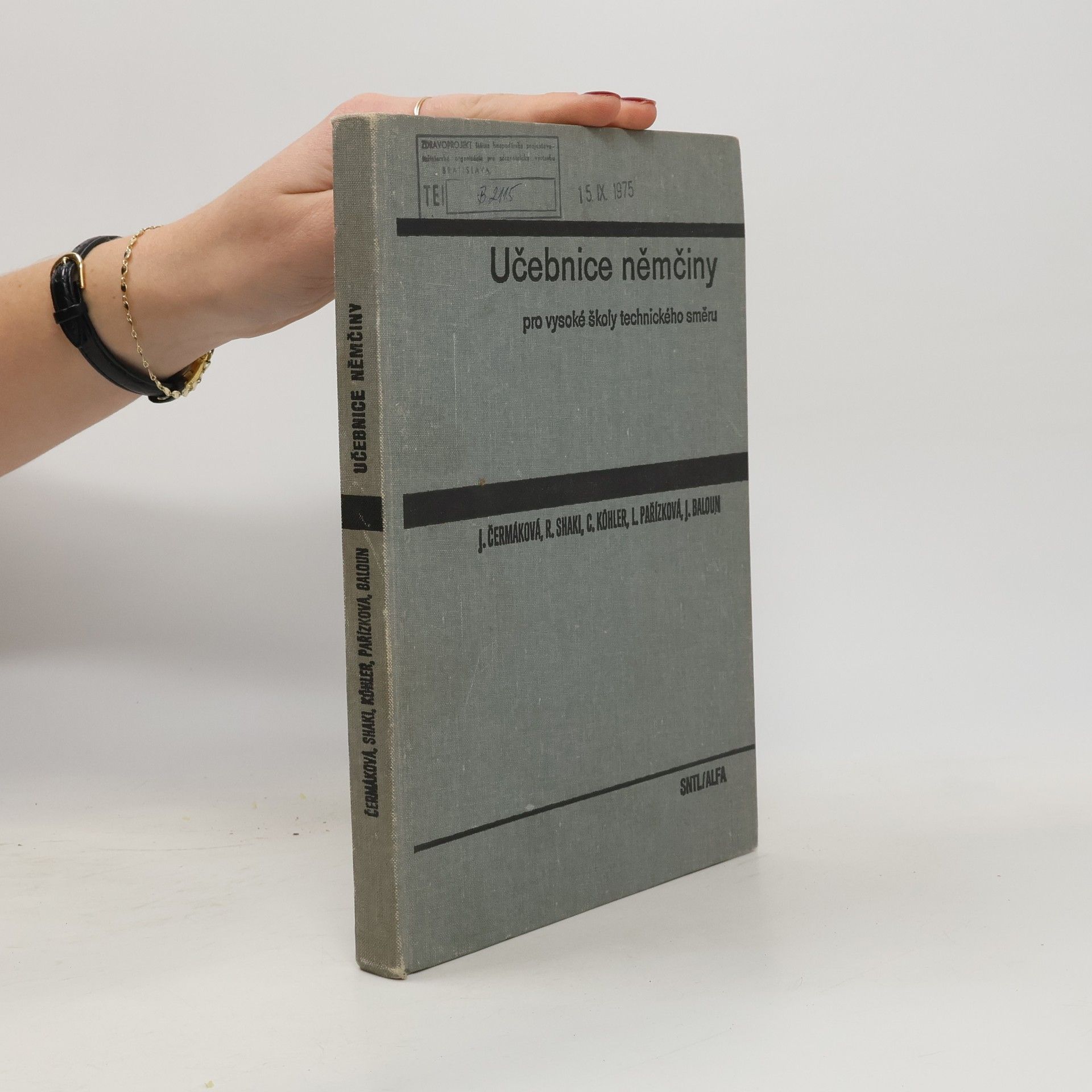 Jaroslava Čermáková Učebnice němčiny pro vysoké školy technického směru