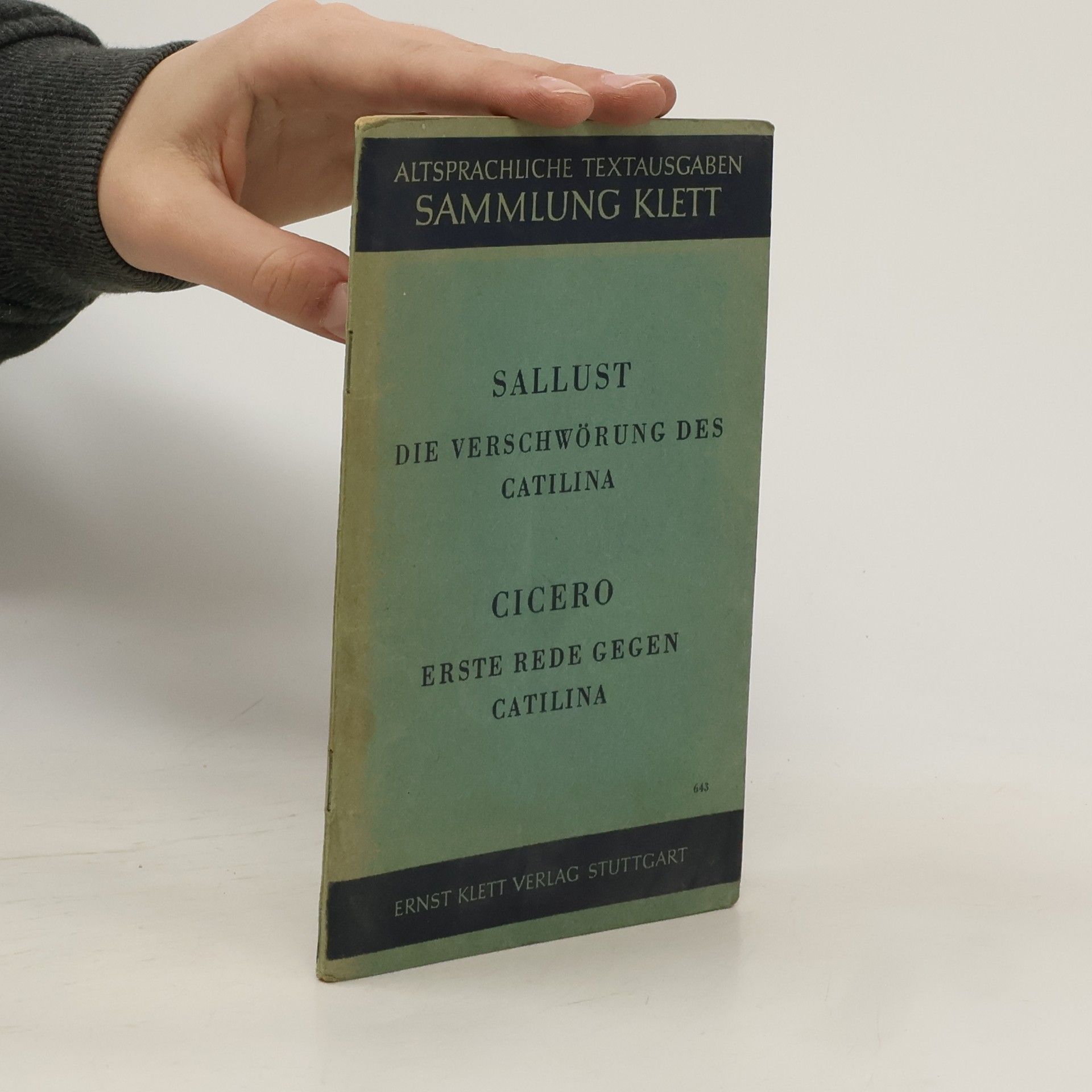 Altsprache Textausgaben Sammlung Klett