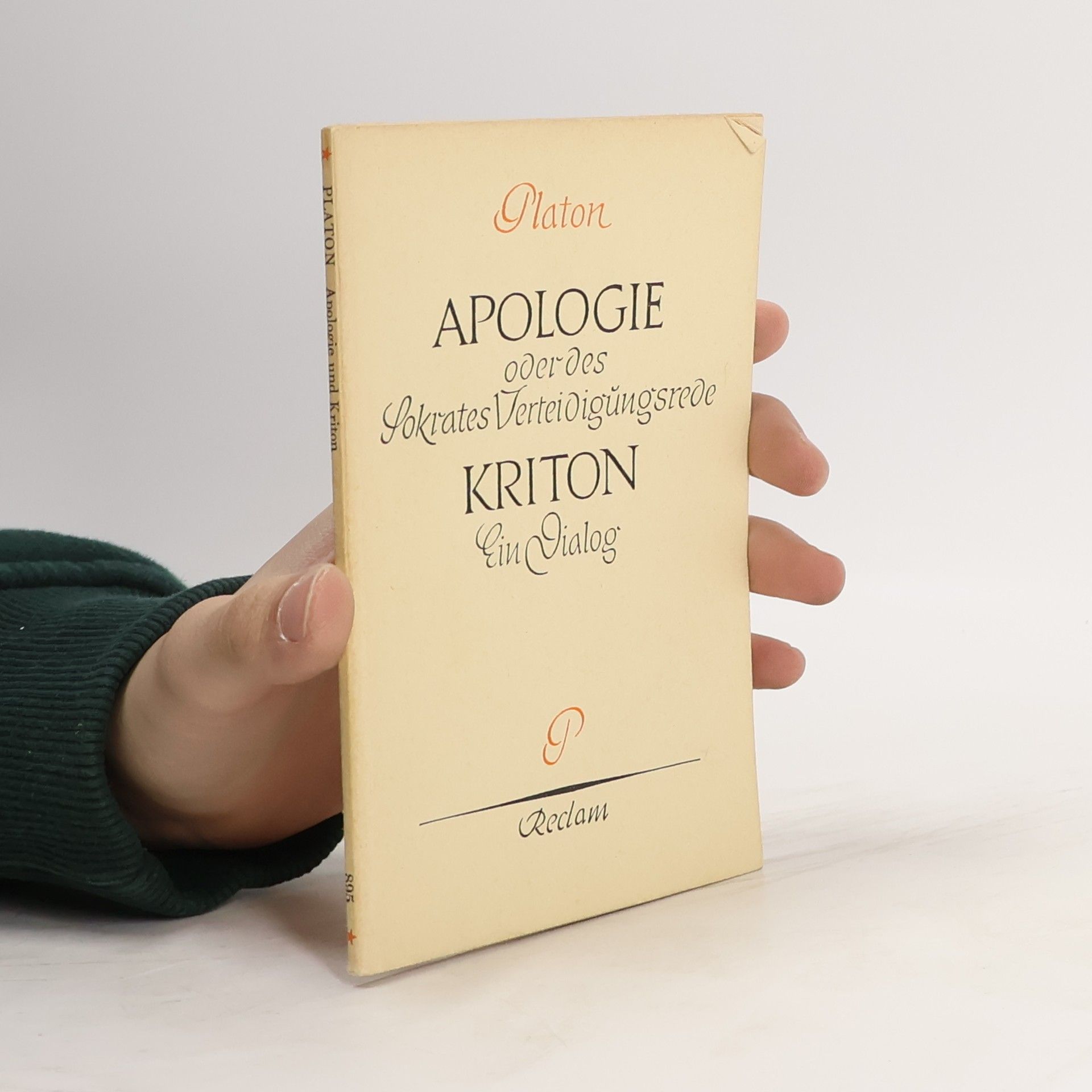 Platón Apologie und Kriton