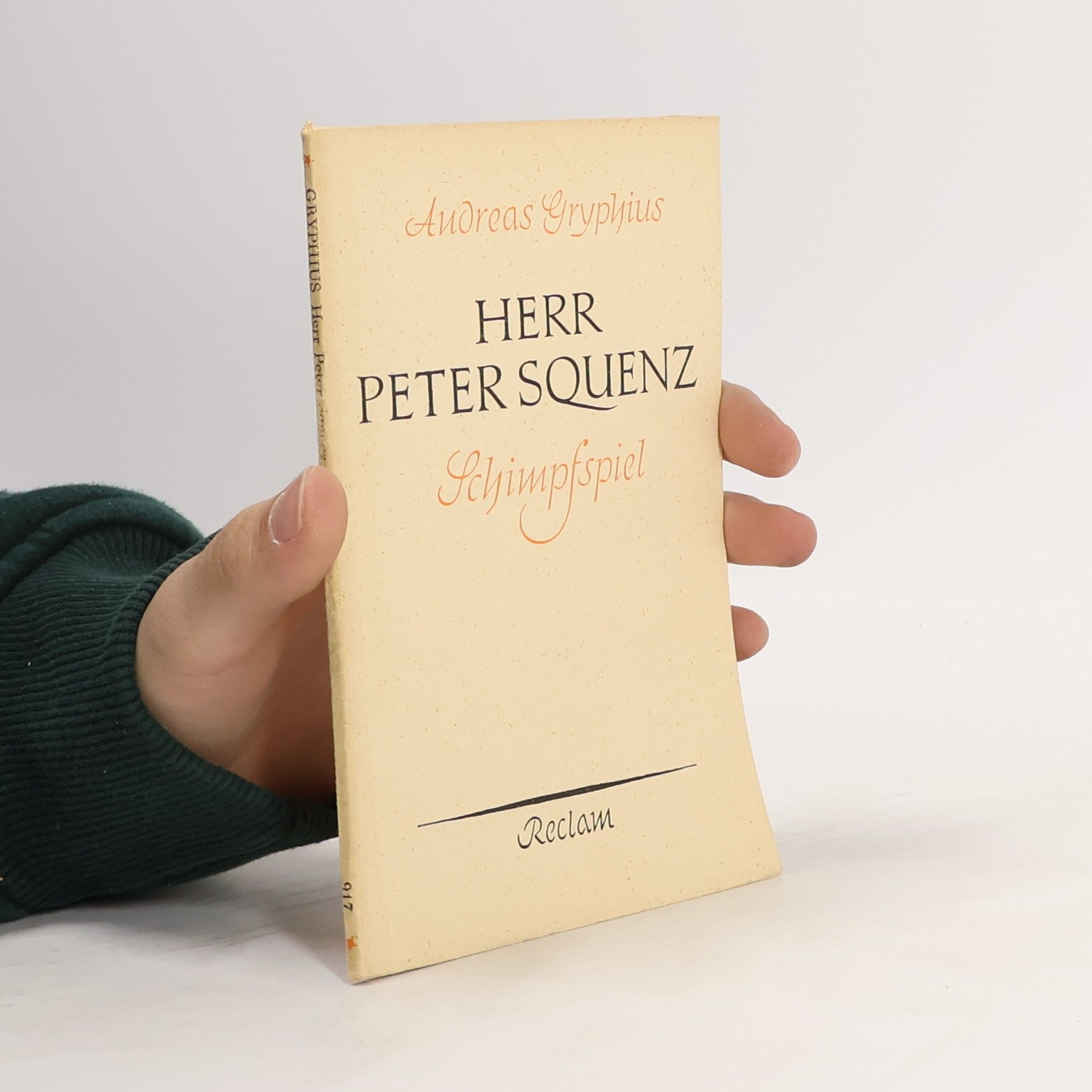 Andreas Gryphius Herr Peter Squenz