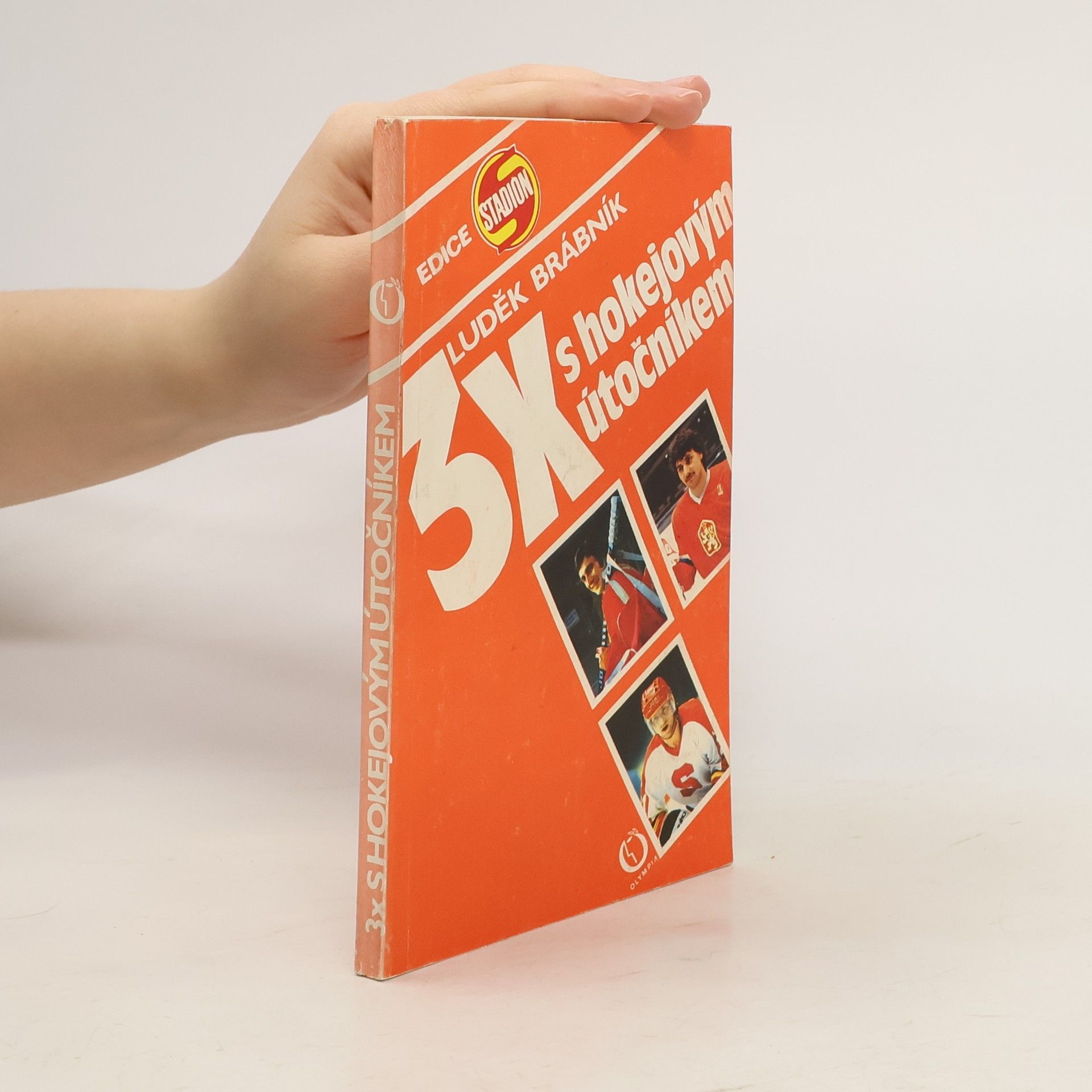 Luděk Brábník 3x s hokejovým útočníkem