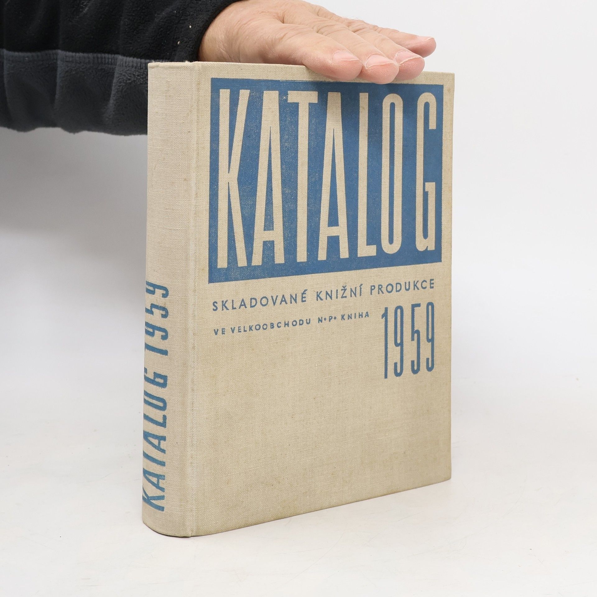 Kolektiv autorů Katalog skladované knižní produkce podle stavu 1. Ledna 1959