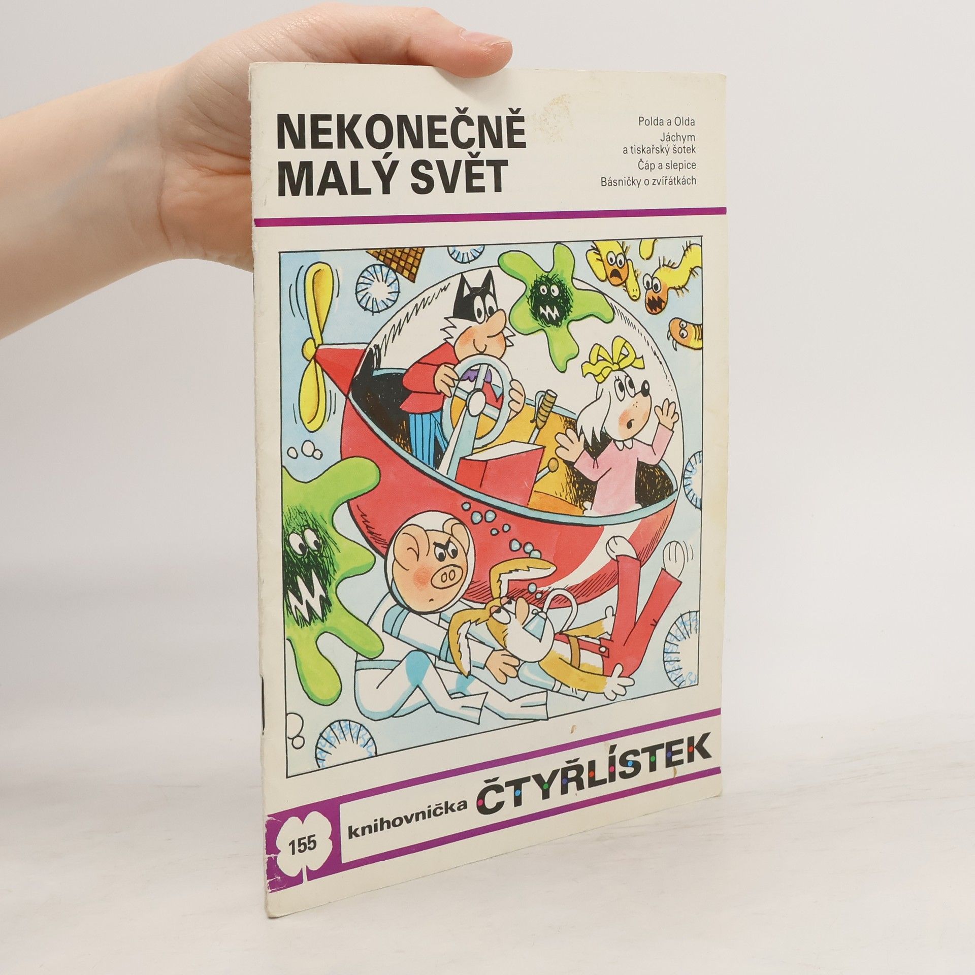 Jaroslav Němeček Čtyřlístek 155. Nekonečně malý svět