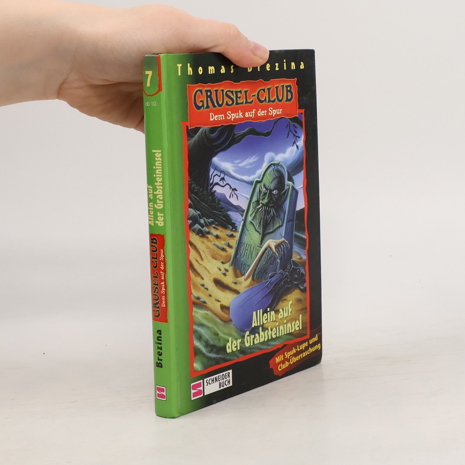 Thomas Brezina Grusel-Club - Dem Spuk auf der Spur, Band 07. Allein auf der Grabsteininsel