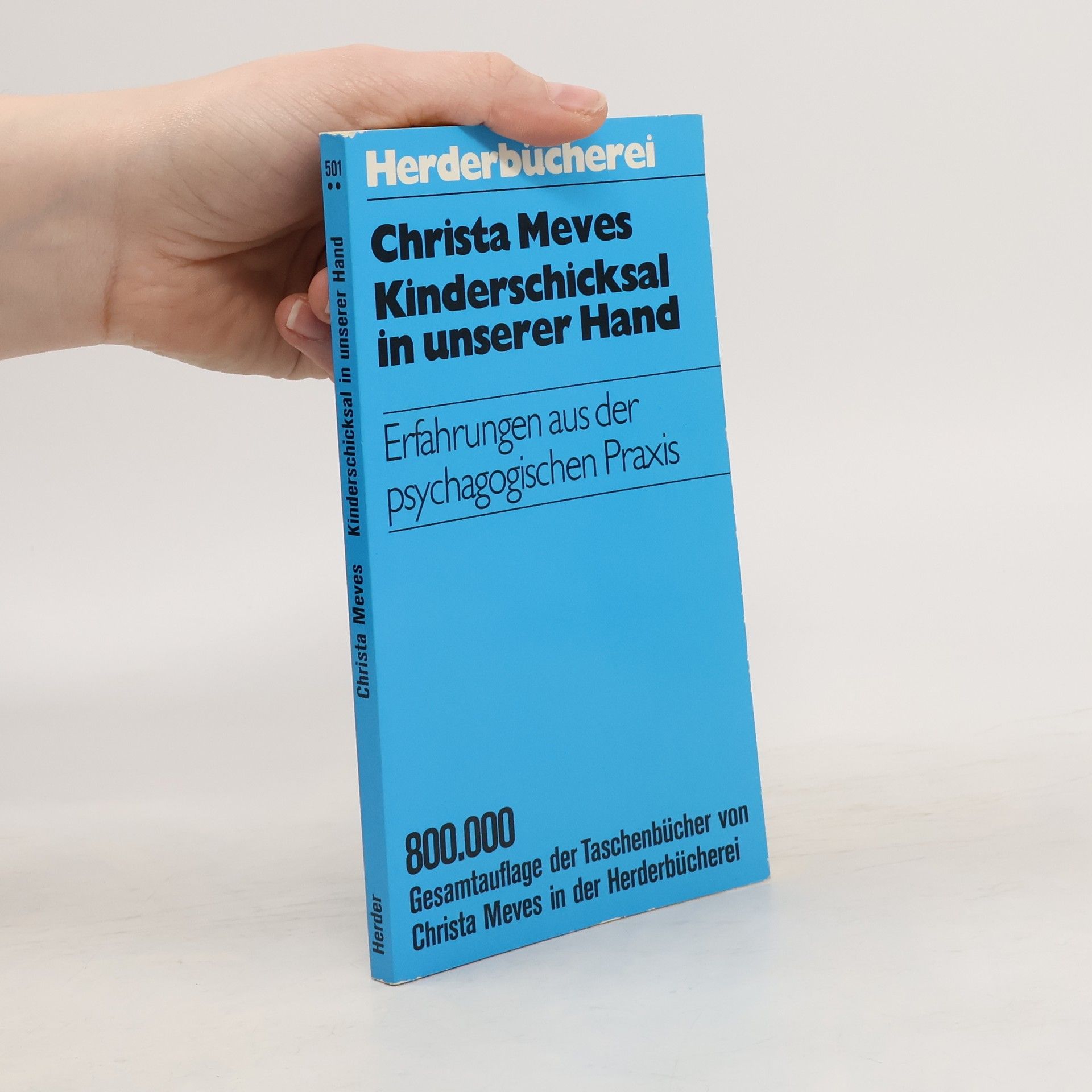 Christa Meves Kinderschicksal in unserer Hand