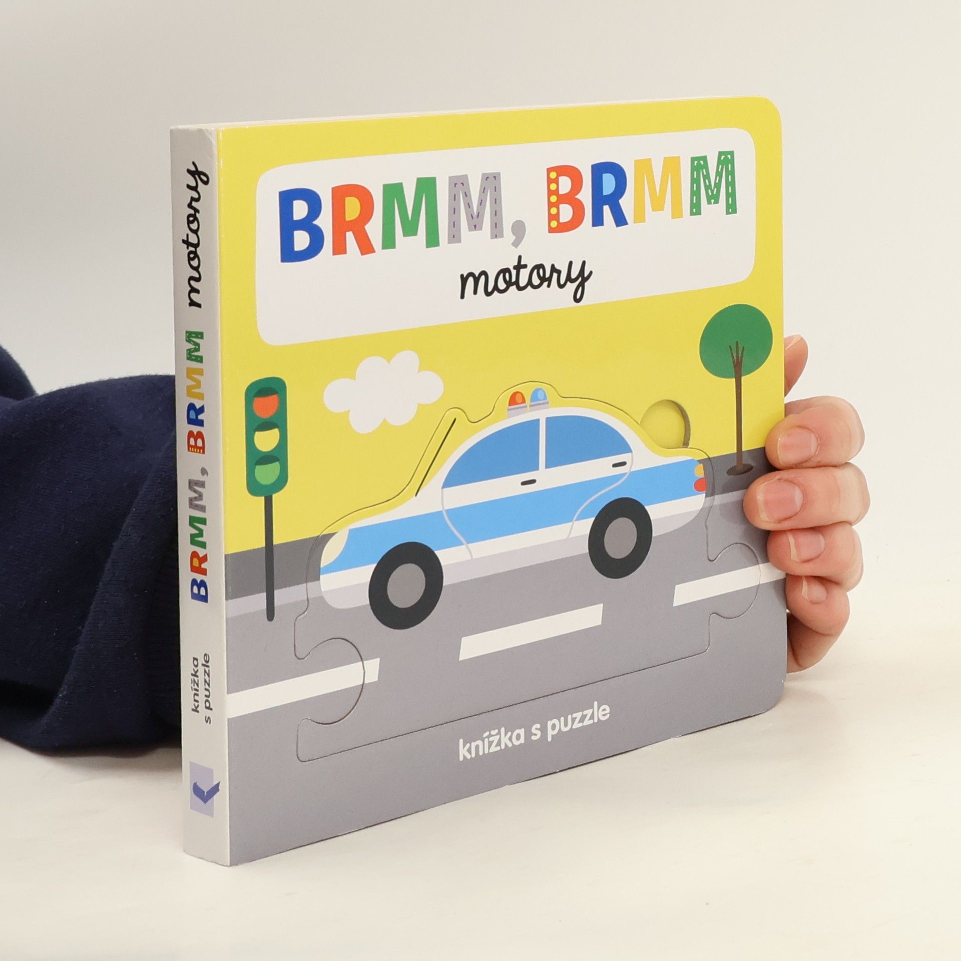 Beatrice Tinarelli Brmm, brmm motory - Knížka s puzzle