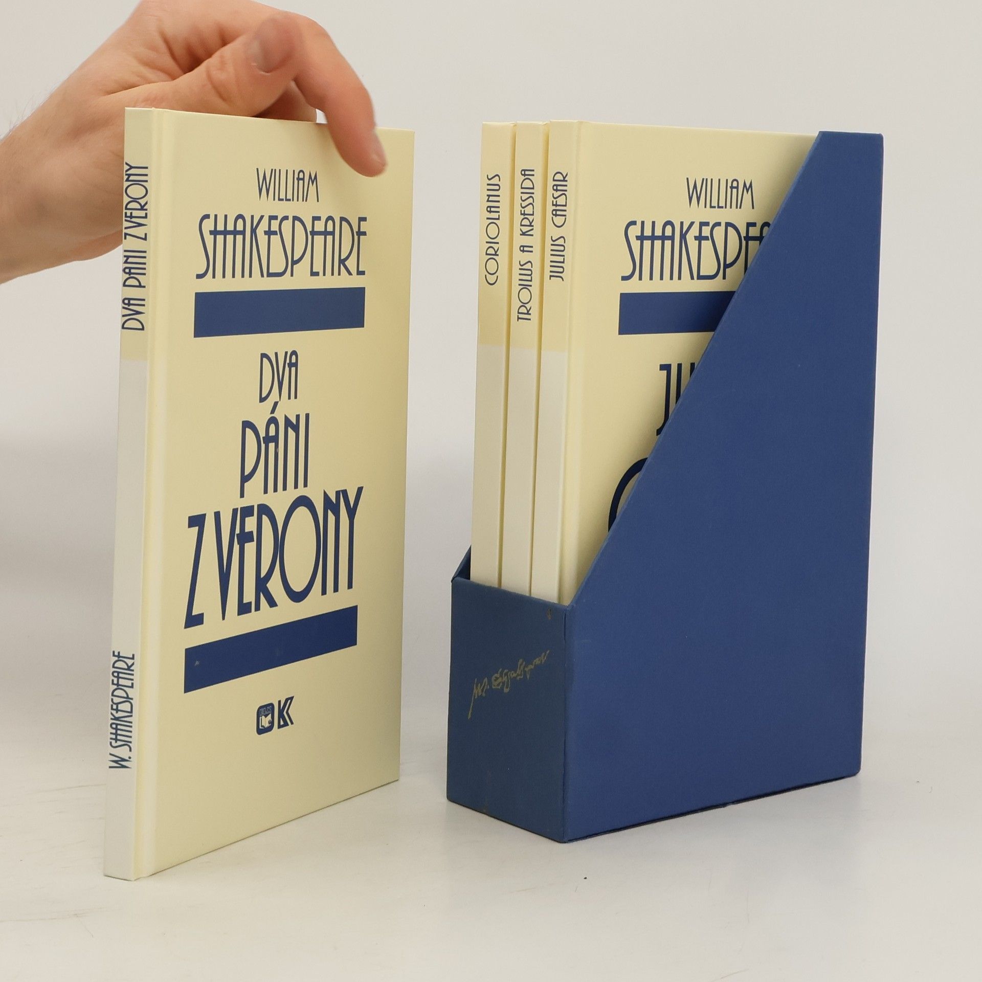 William Shakespeare Julius Caesar, Troilus a Kressida, Dva páni z Verony, Corilanus