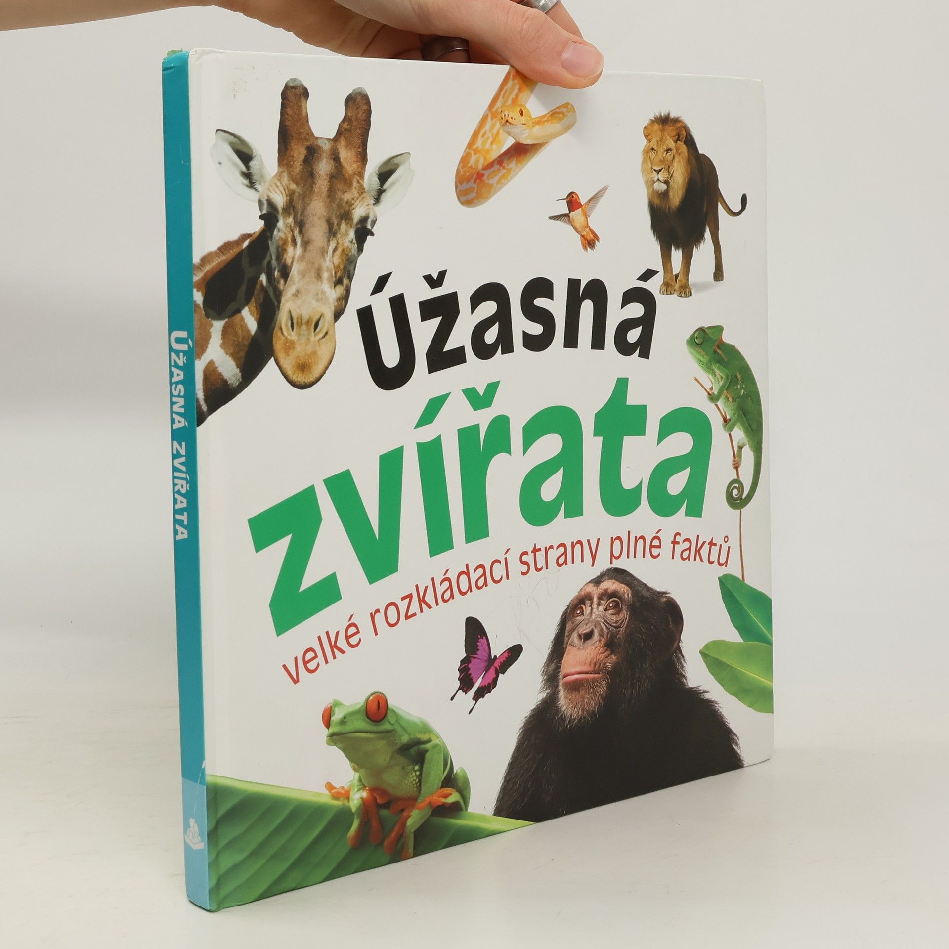 AA.VV. Úžasná zvířata - velké rozkládací strany plné faktů