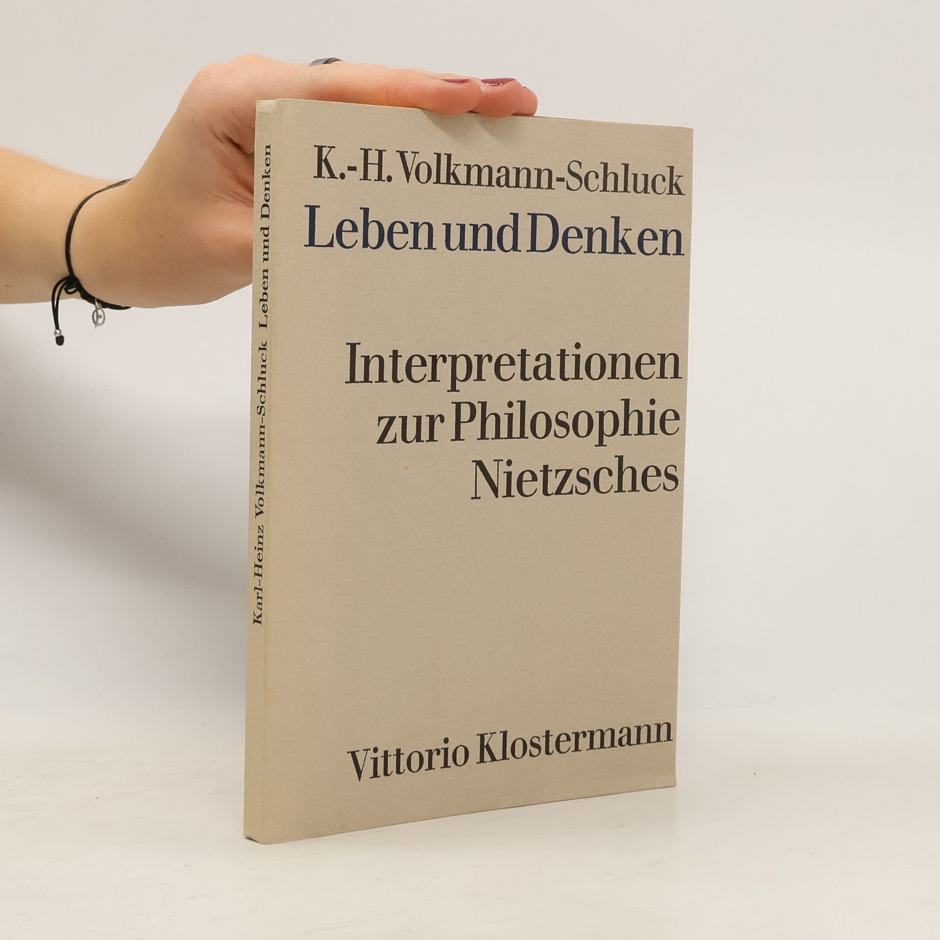 Karl Heinz Volkmann Schluck Leben und Denken