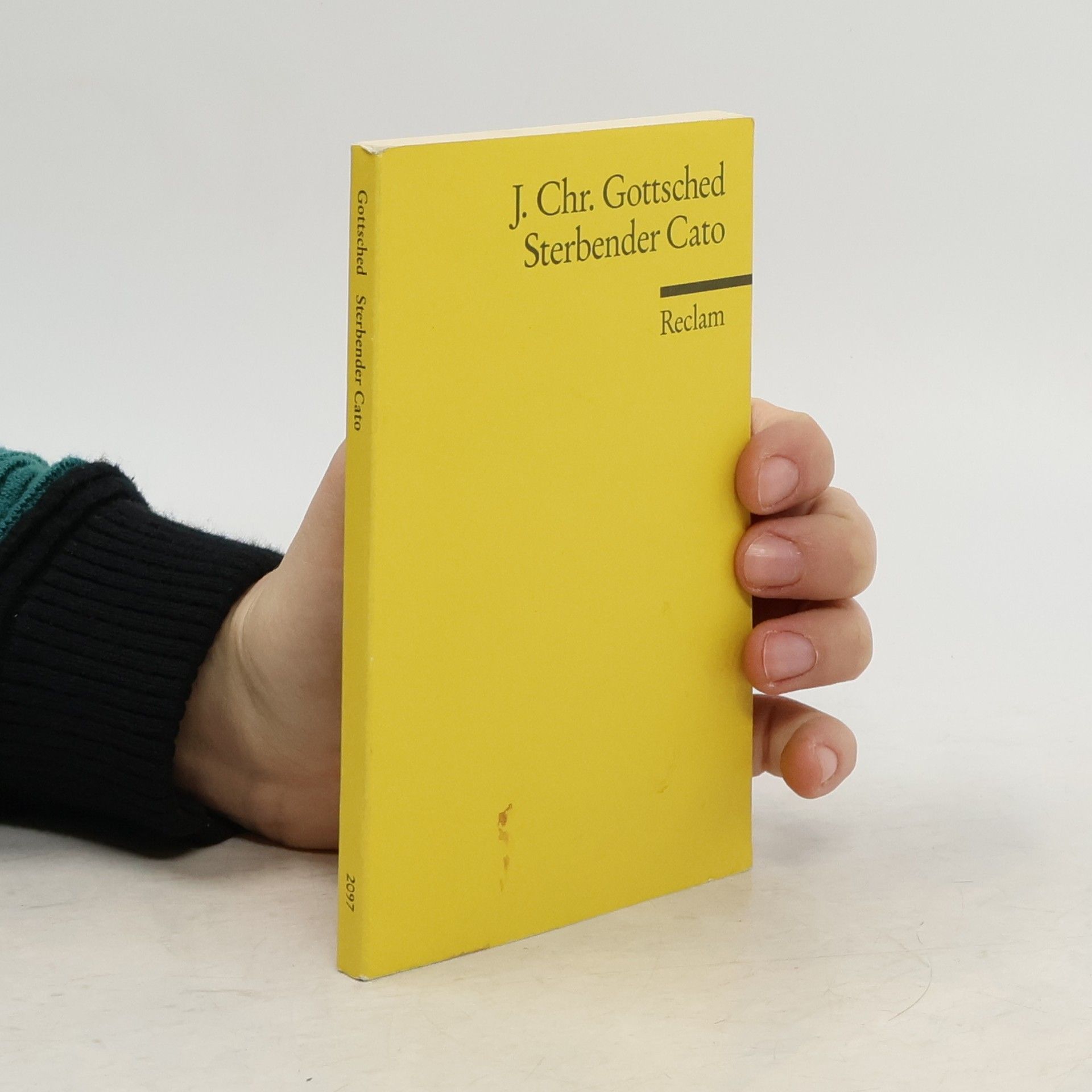 Johann Christoph Gottsched Sterbender Cato