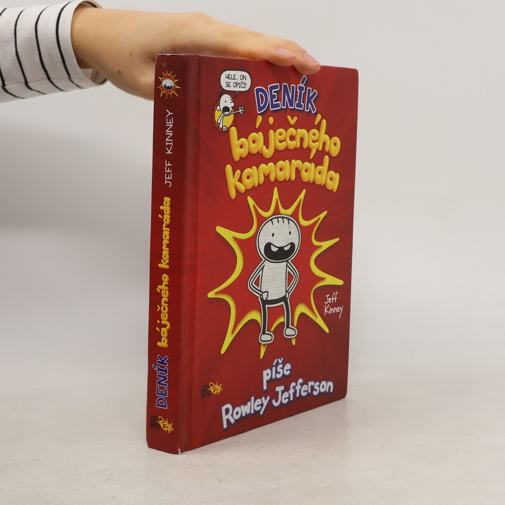 Jeff Kinney Deník báječného kamaráda. Píše Rowley Jefferson
