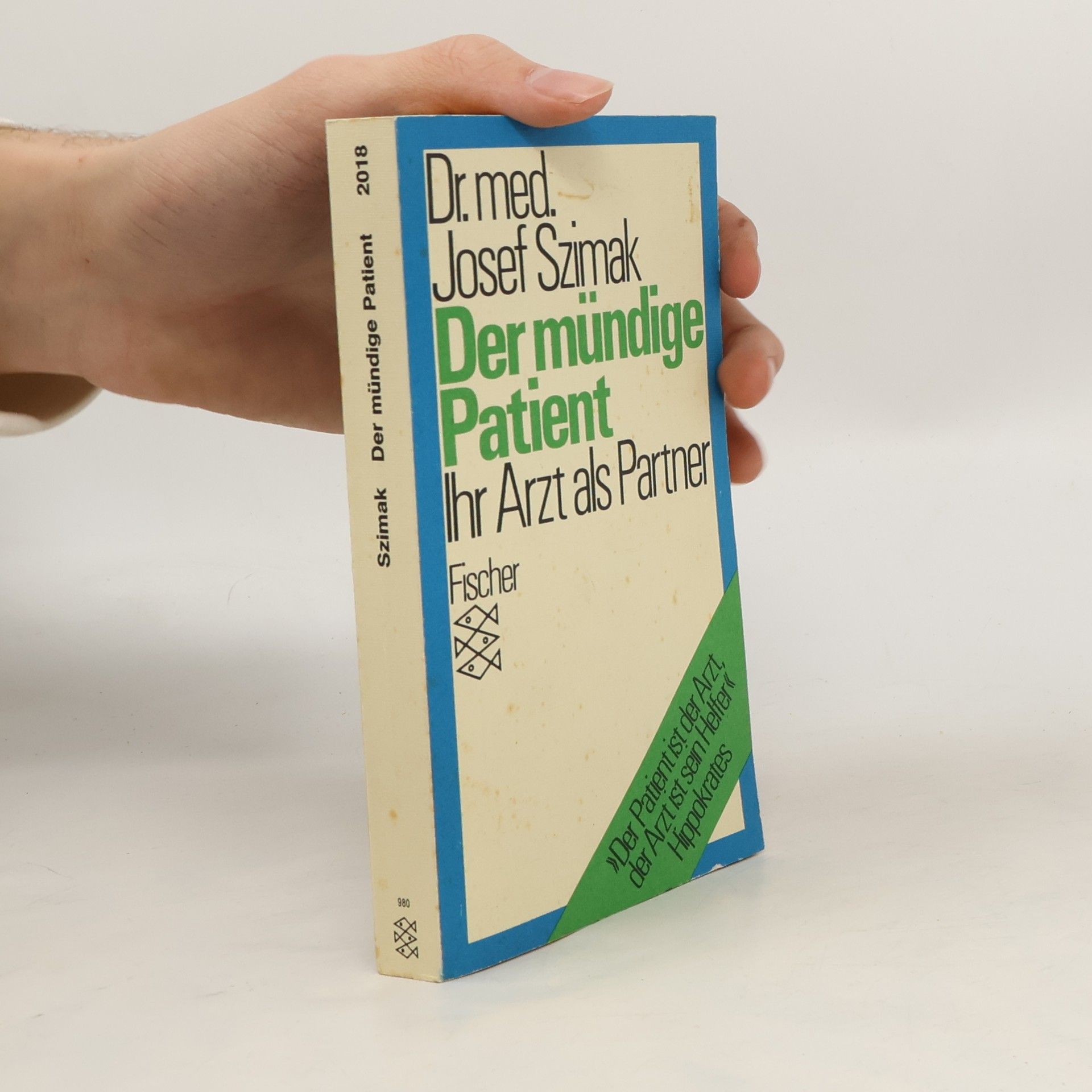 Josef Szimak Der mündige Patient