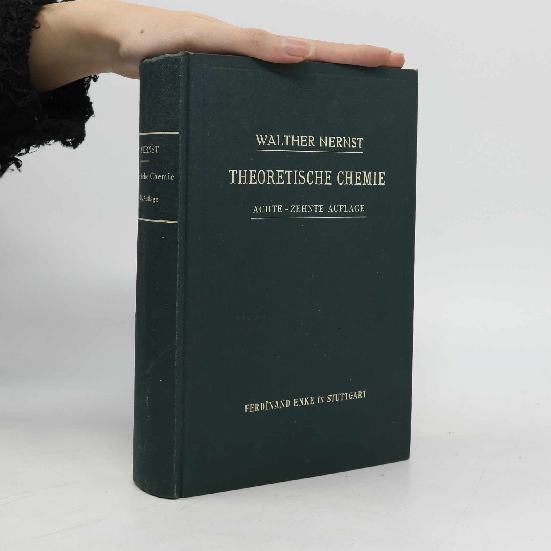 Walther Nernst Theoretische Chemie