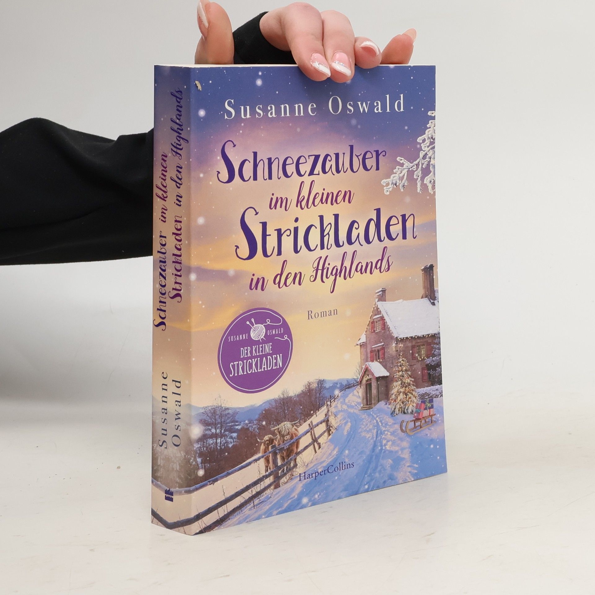 Susanne Oswald Schneezauber im kleinen Strickladen in den Highlands