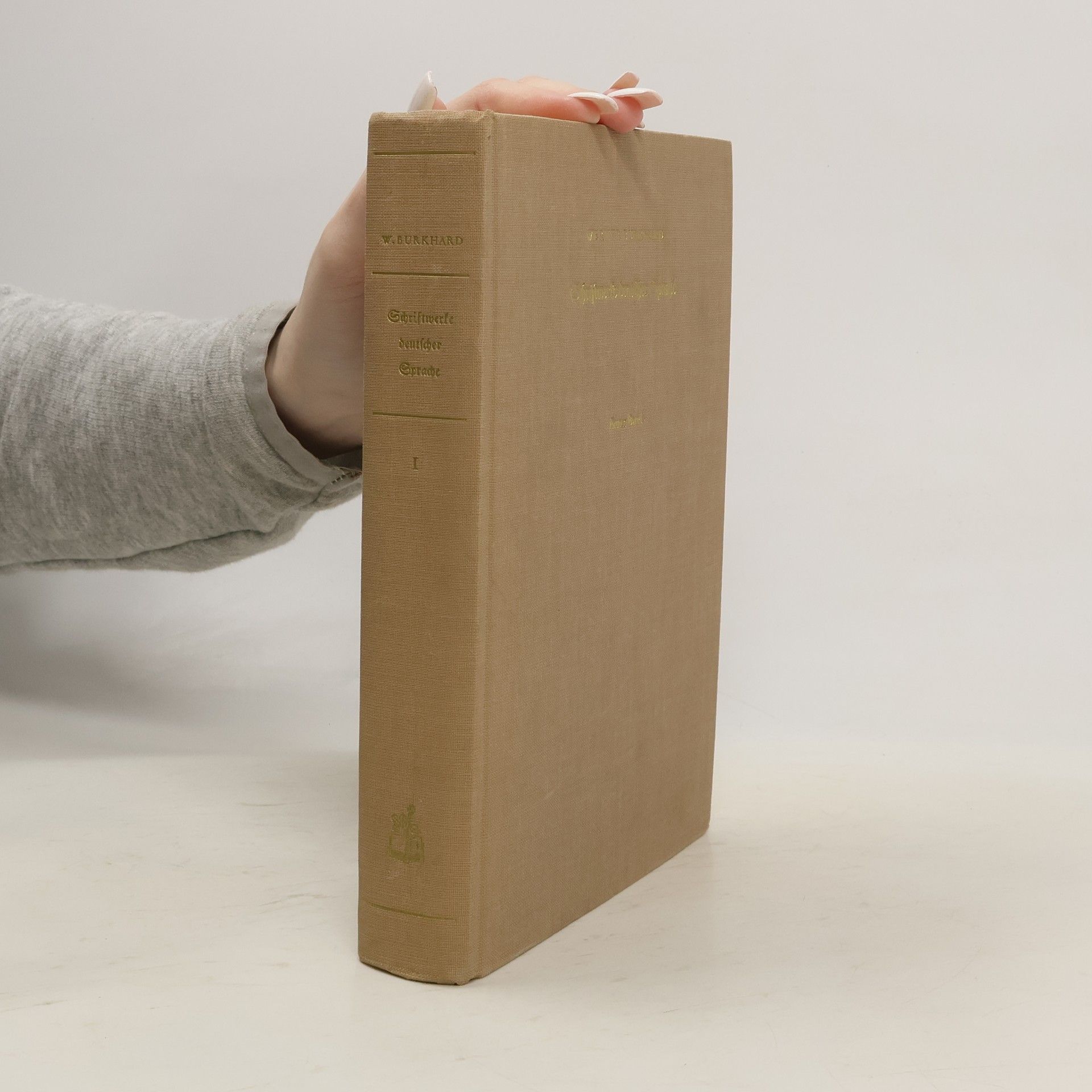 Werner Burkhard Schriftwerke deutscher Sprache I