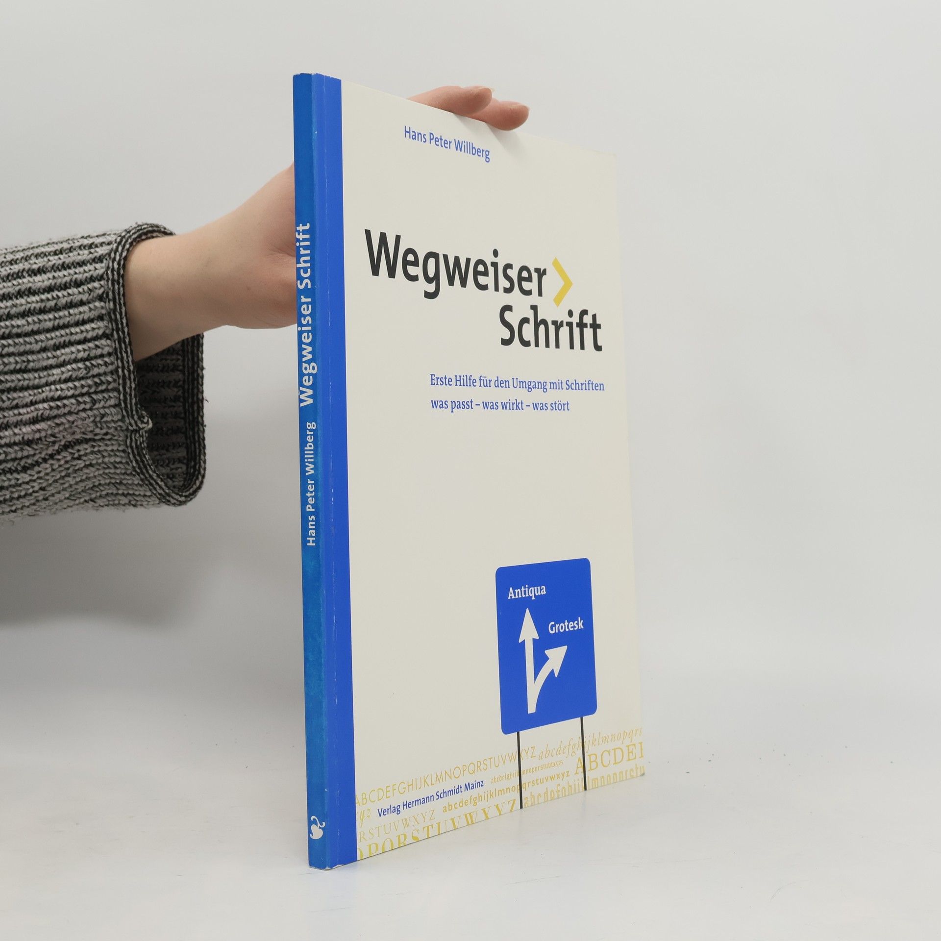 Wegweiser Schrift