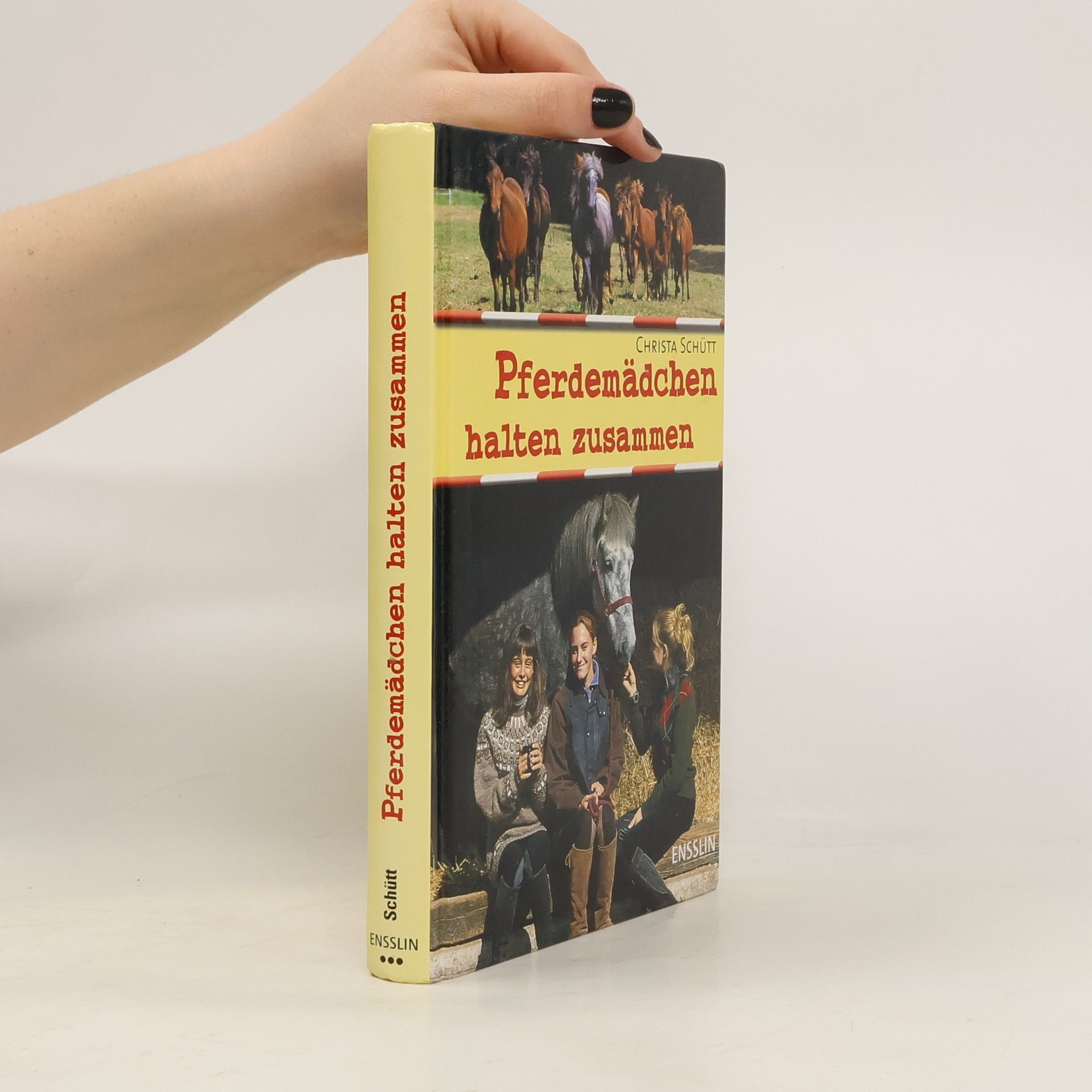 Christa Schütt Pferdemädchen halten zusammen