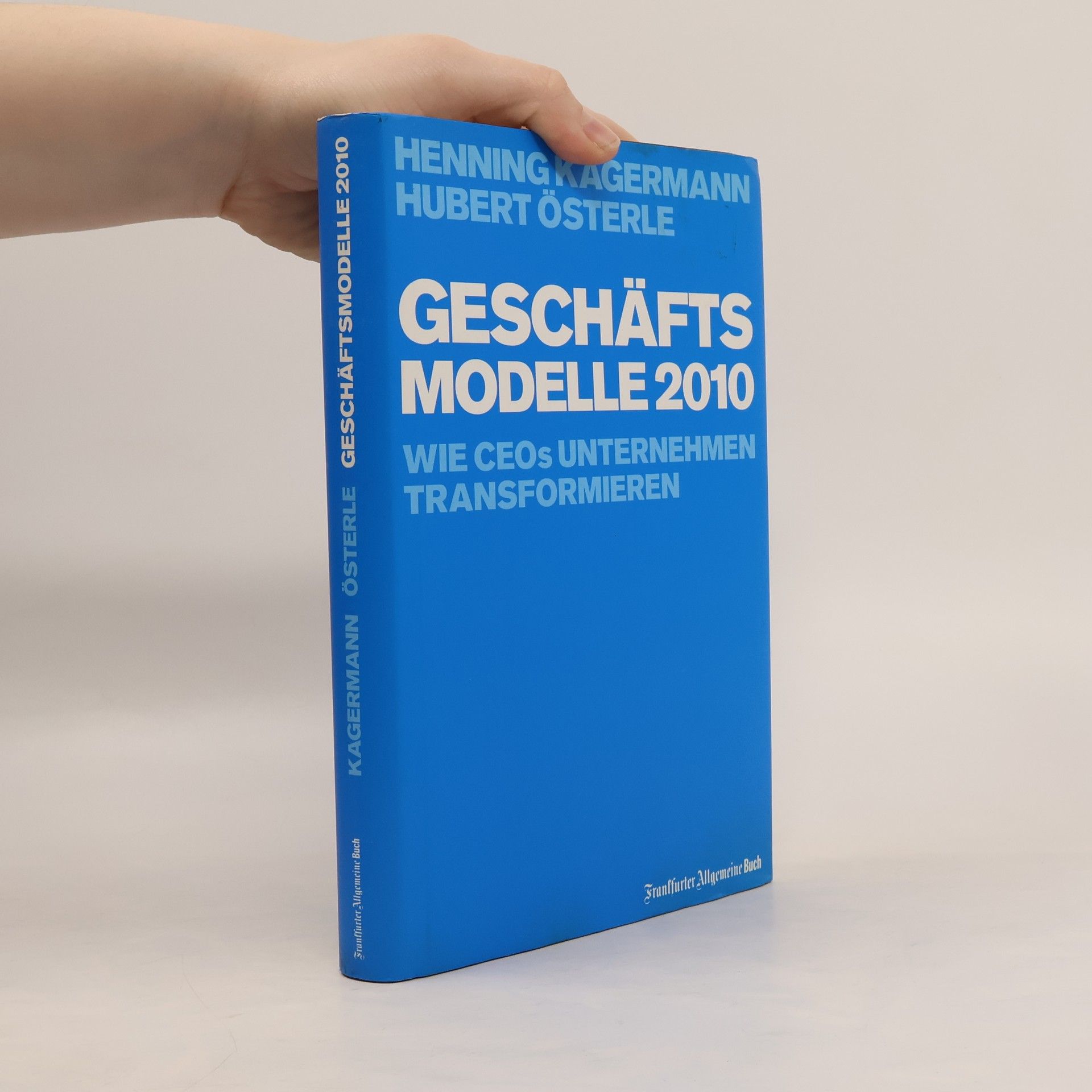 Henning Kagermann Geschäftsmodelle 2010