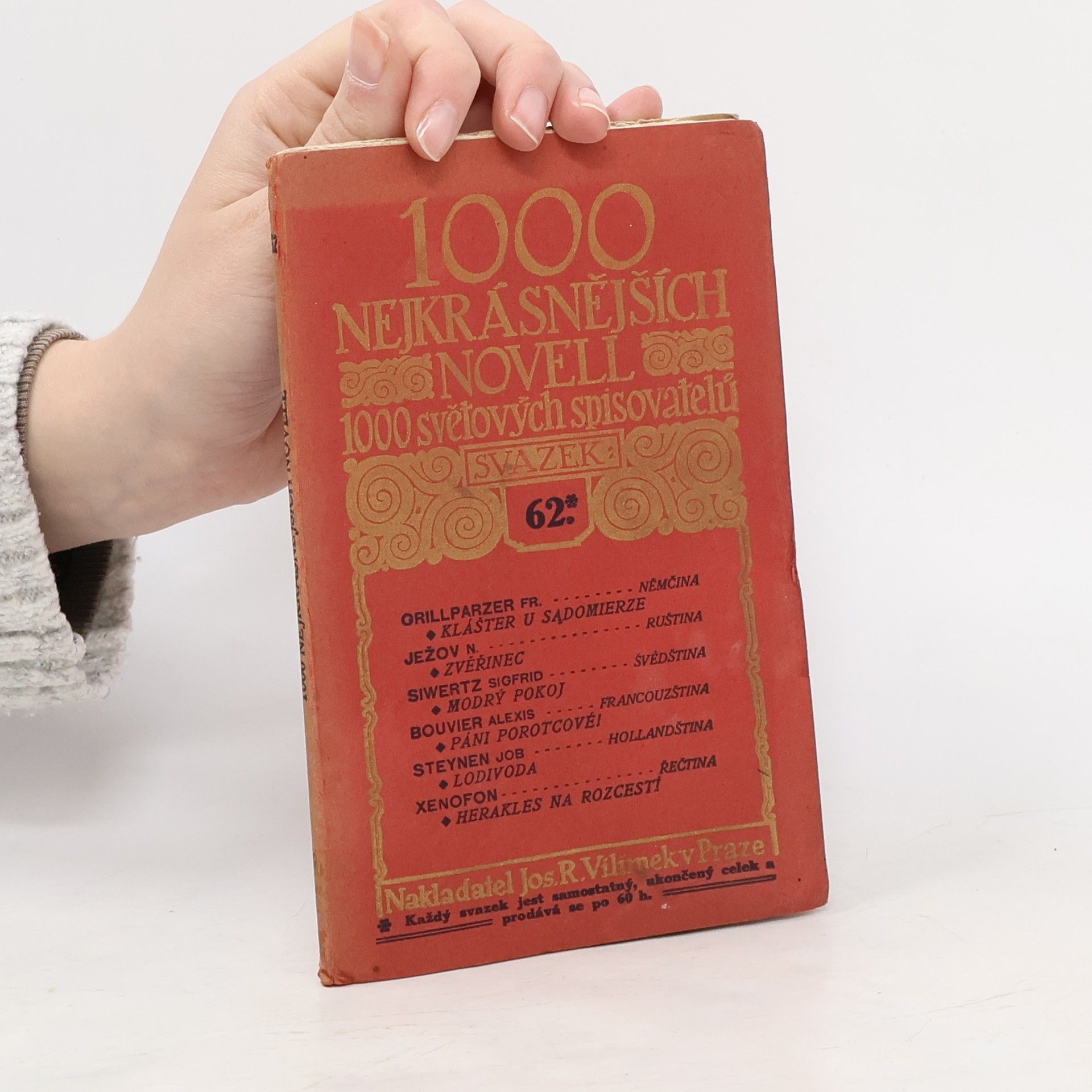 Fr. Sekanina 1000 nejkrásnějších novell 1000 světových spisovatelů. Sv. 62