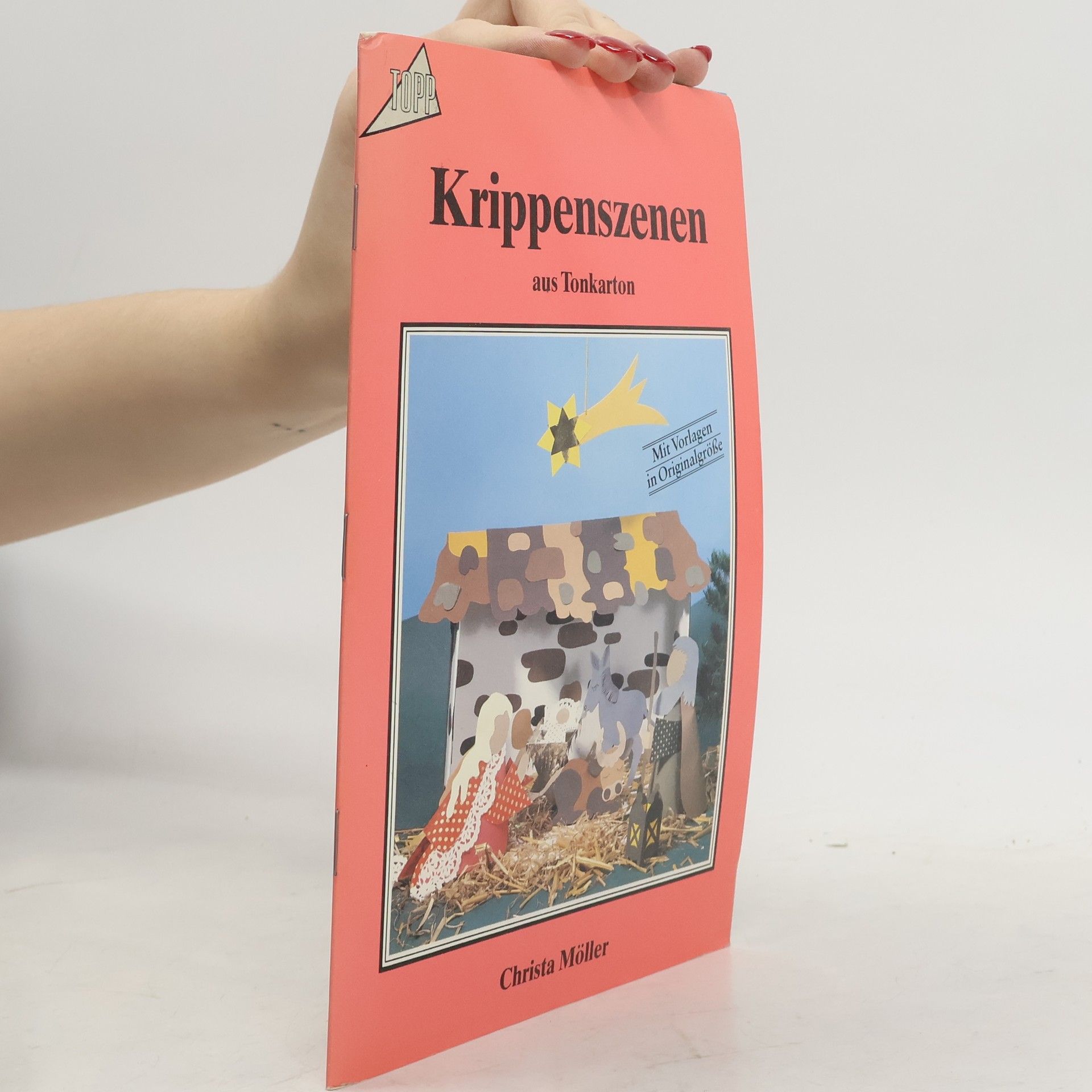 Krippenszenen aus Tonkarton
