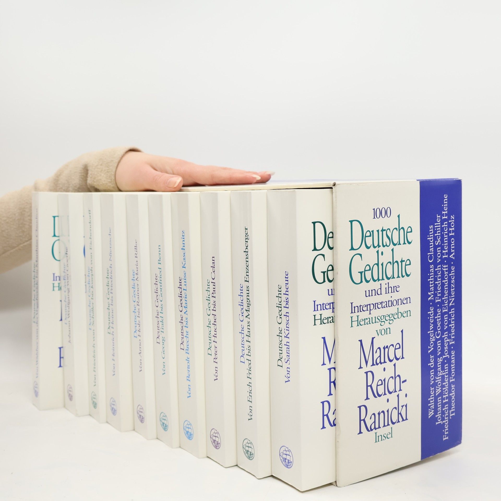 Marcel Reich Ranicki 1000 Deutsche Gedichte: und ihre Interpretationen (komplet)