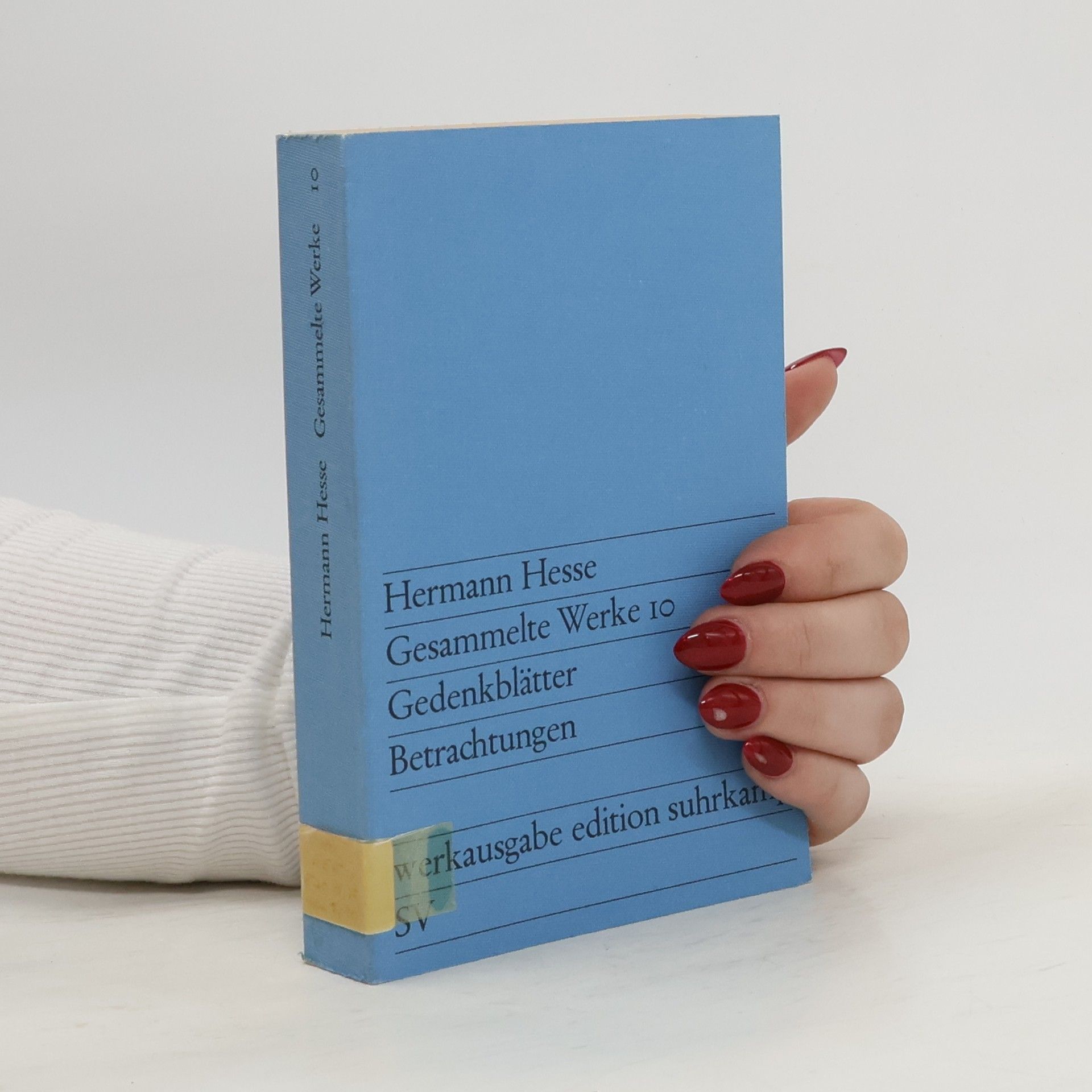 Hermann Hesse Gesammelte Werke 10: Gedenkblätter, Betrachtungen