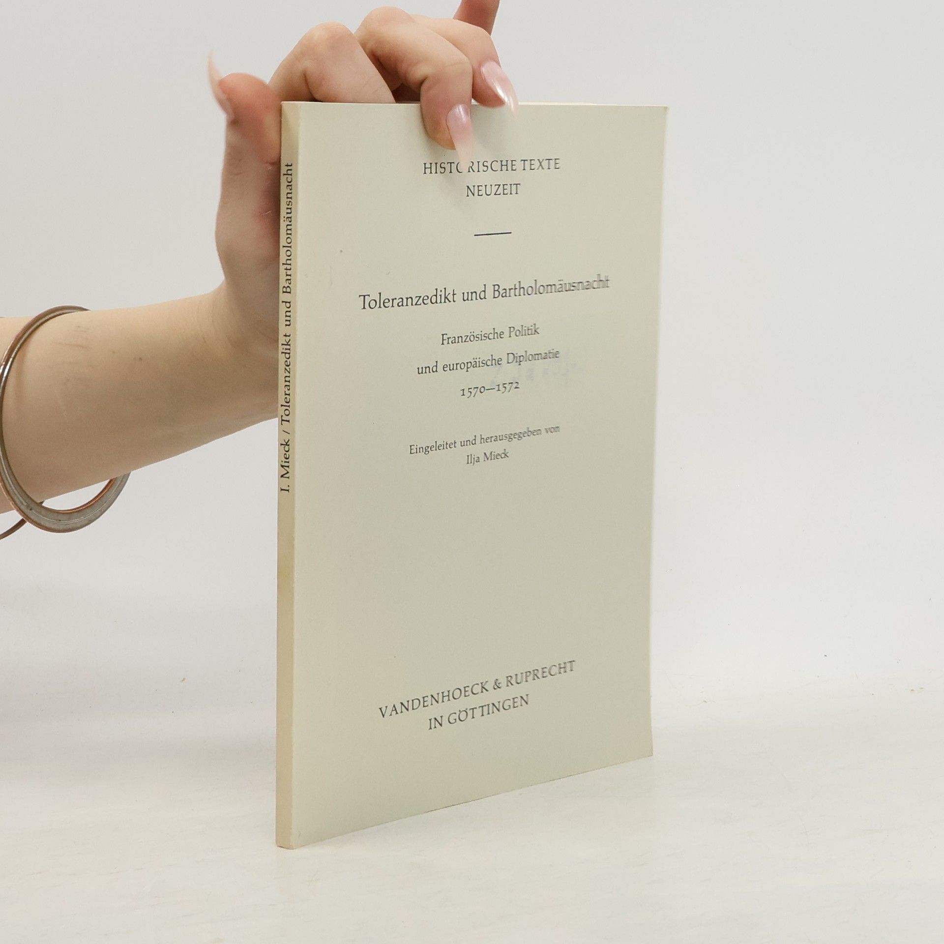 Toleranzedikt und Bartholomäusnacht