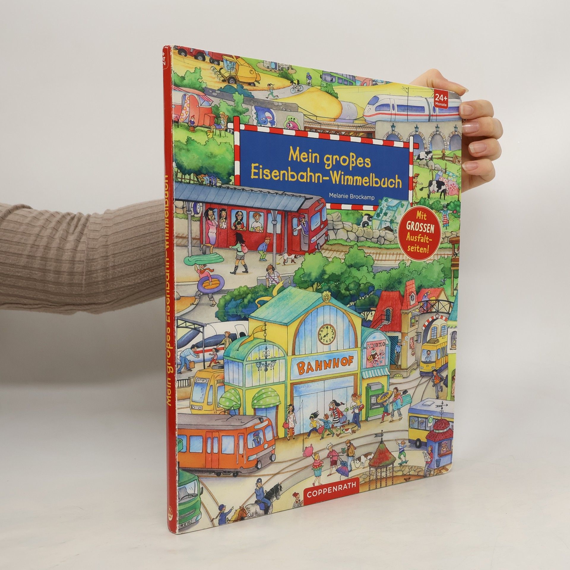 Melanie Brockamp Mein großes Eisenbahn-Wimmelbuch