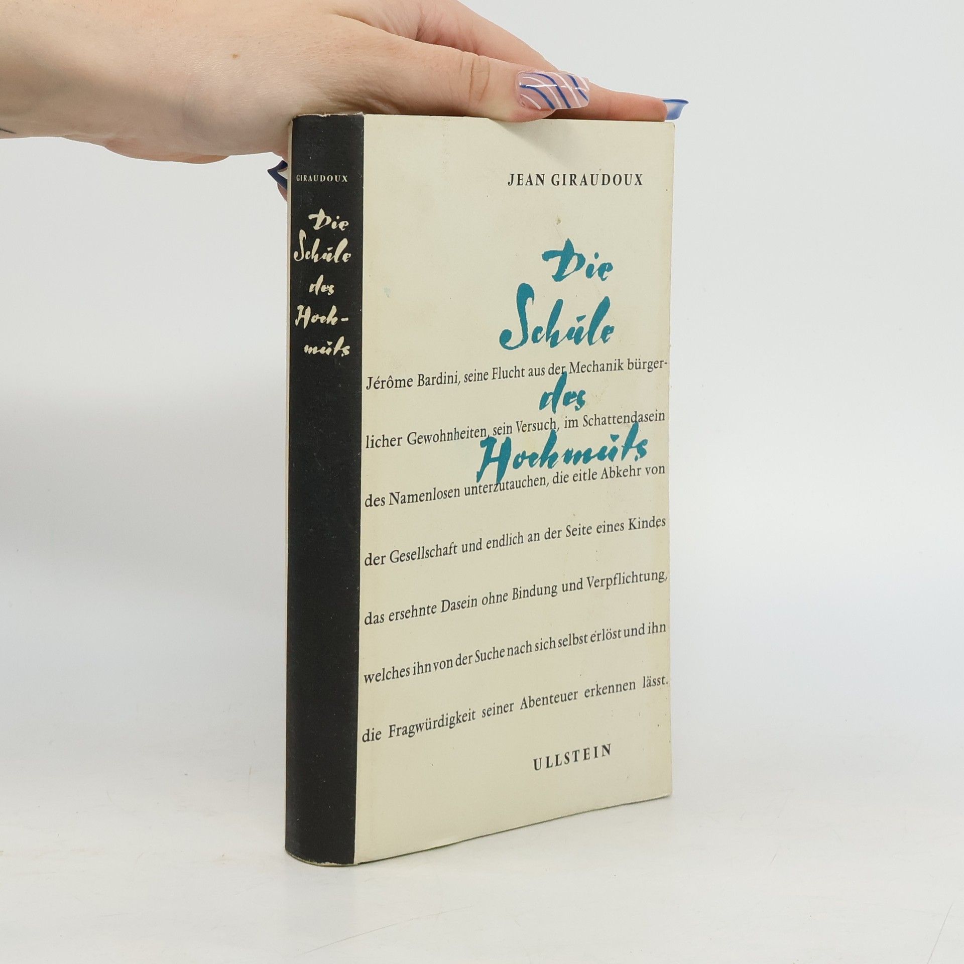 Jean Giraudoux Die Schule des Hochmuts