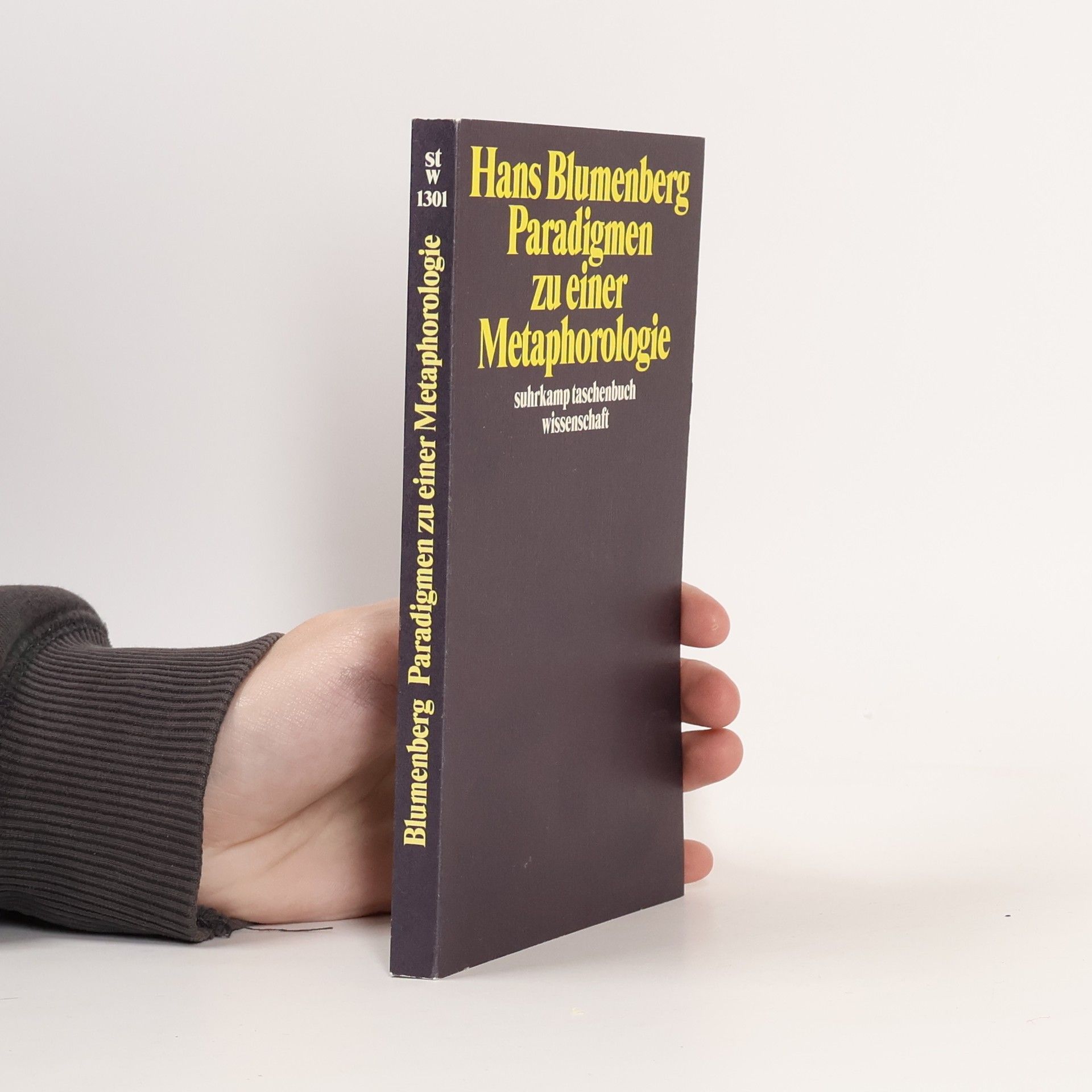 Hans Blumenberg Paradigmen zu einer Metaphorologie