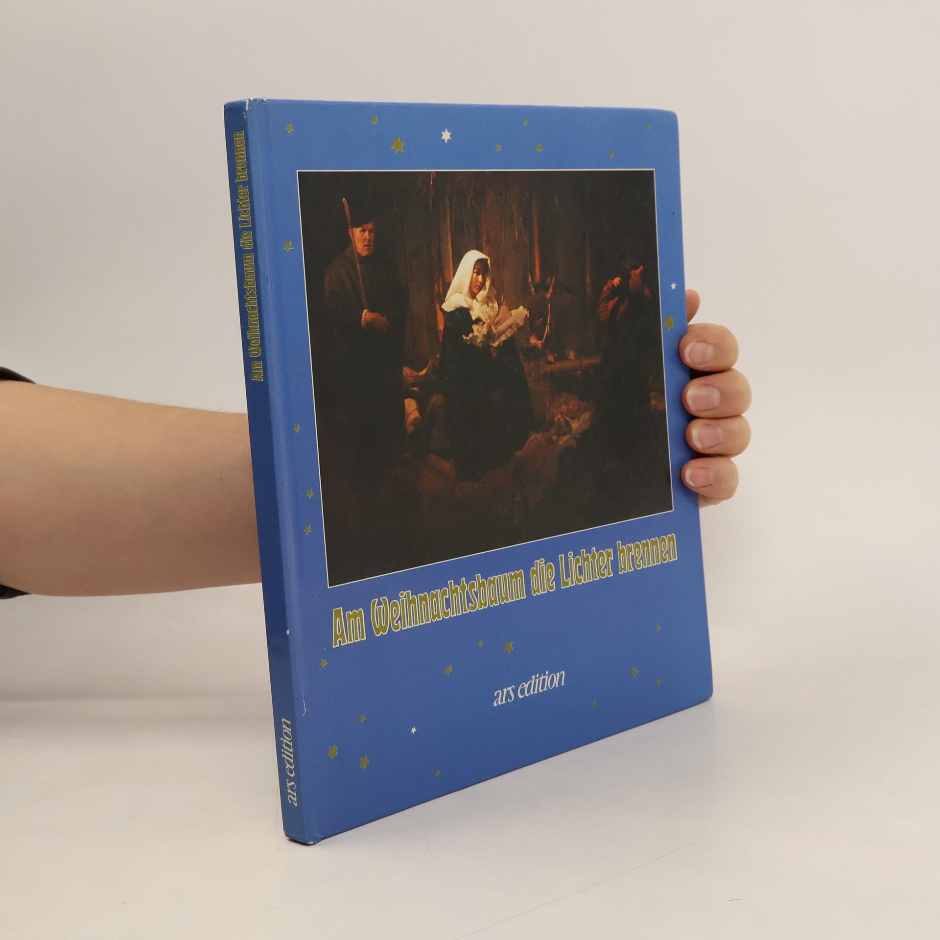 Am Weihnachtsbaum die Lichter brennen