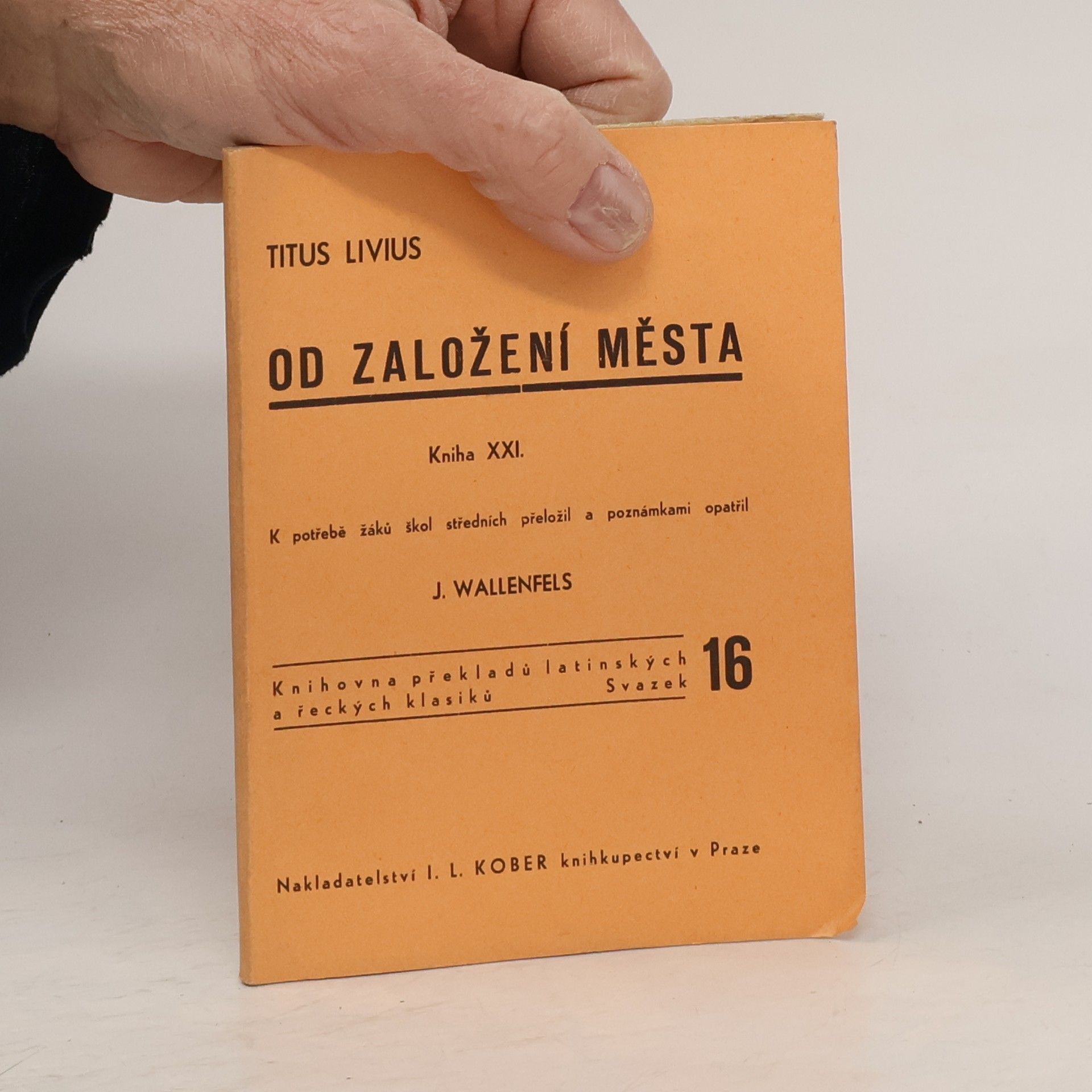 Titus Livius Od založení města, kniha XXI