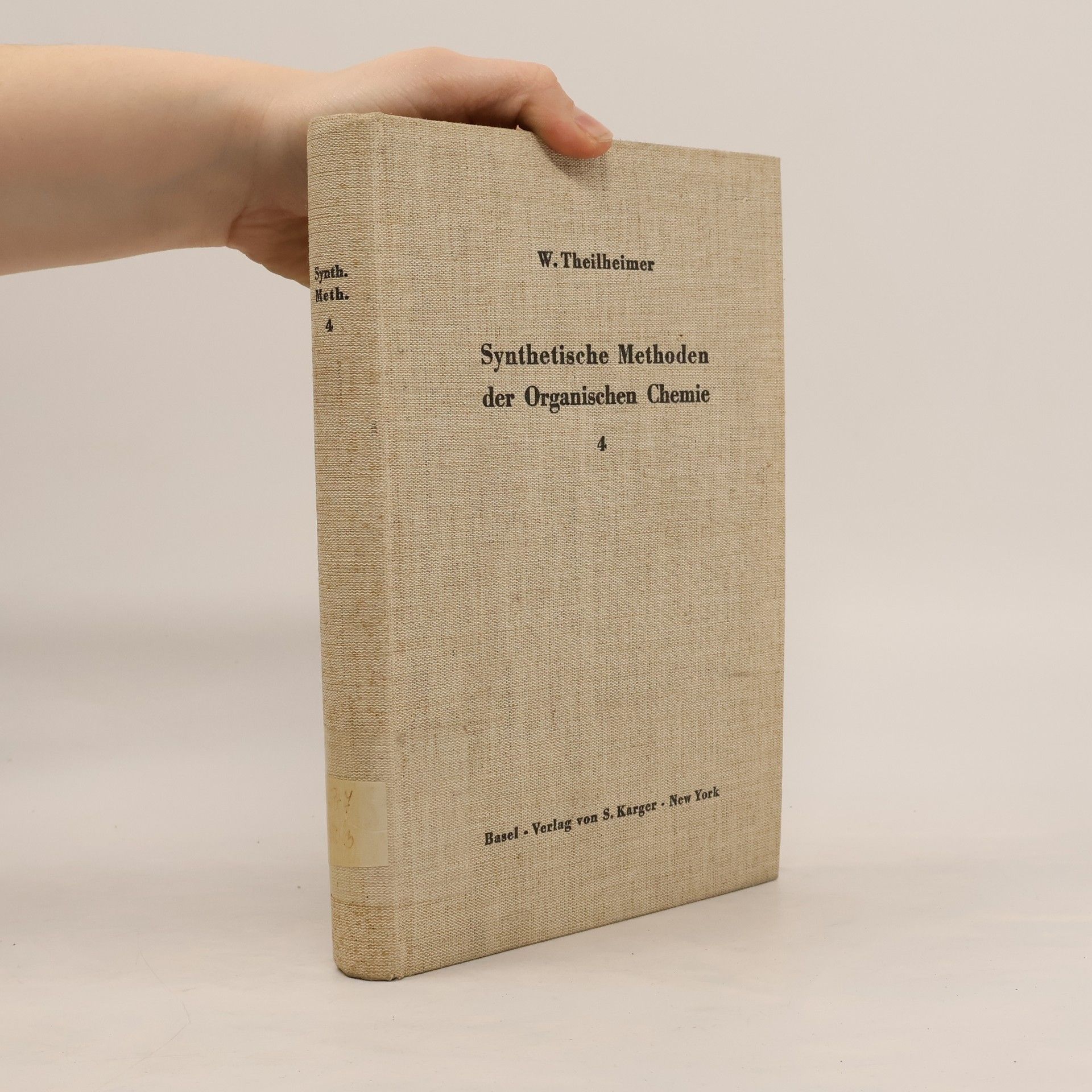 William Theilheimer Synthetische Methoden der organischen Chemie
