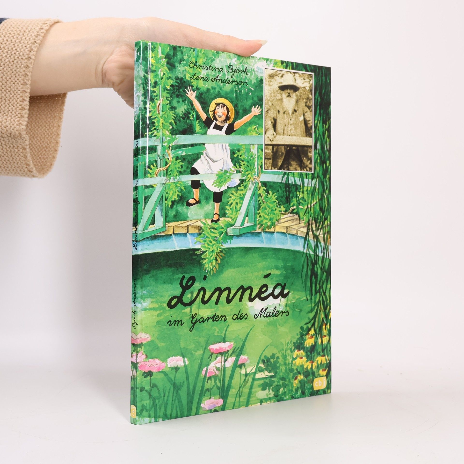 Lena Anderson Linnéa im garten des Malers