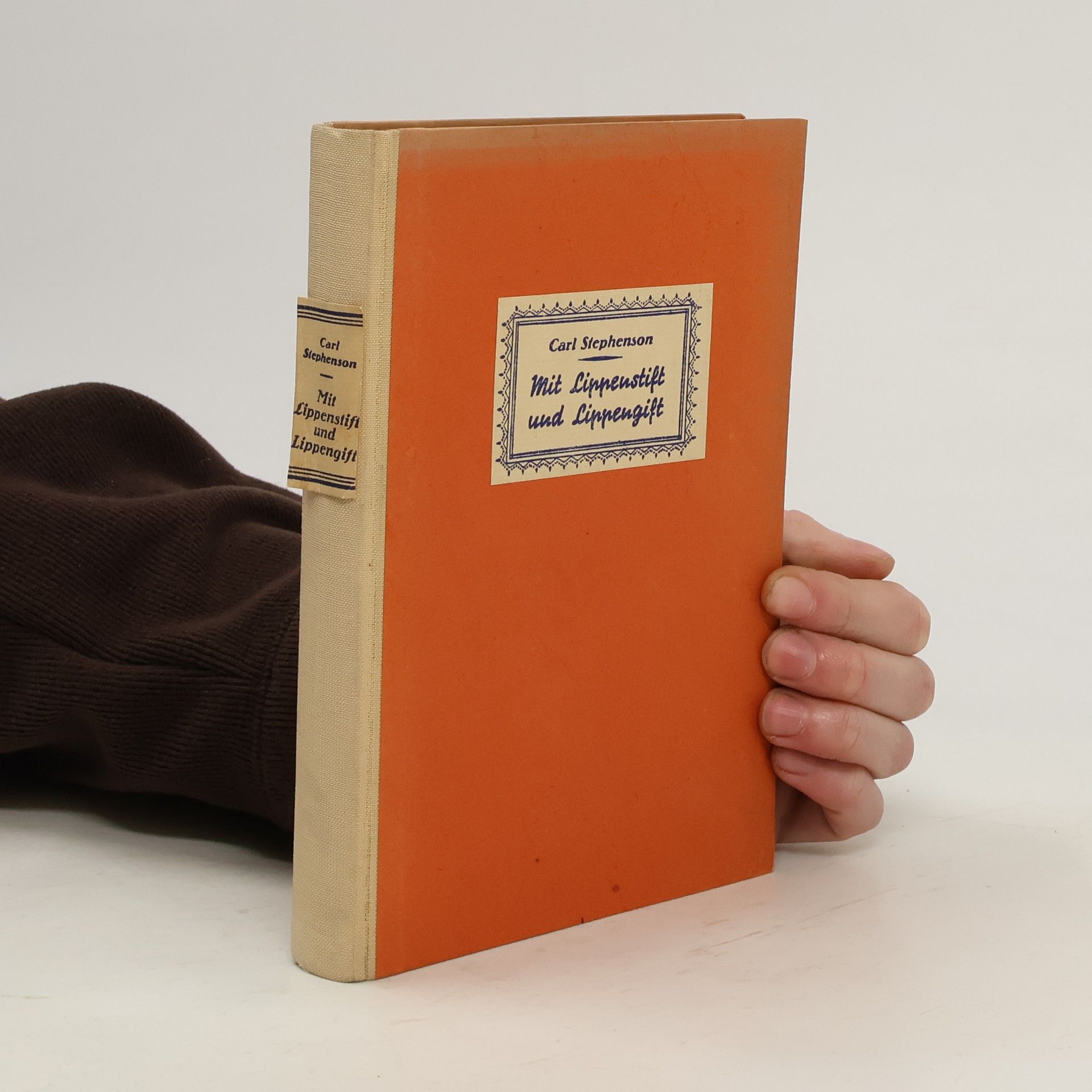 Carl Stephenson Mit Lippenstift und Lippengift