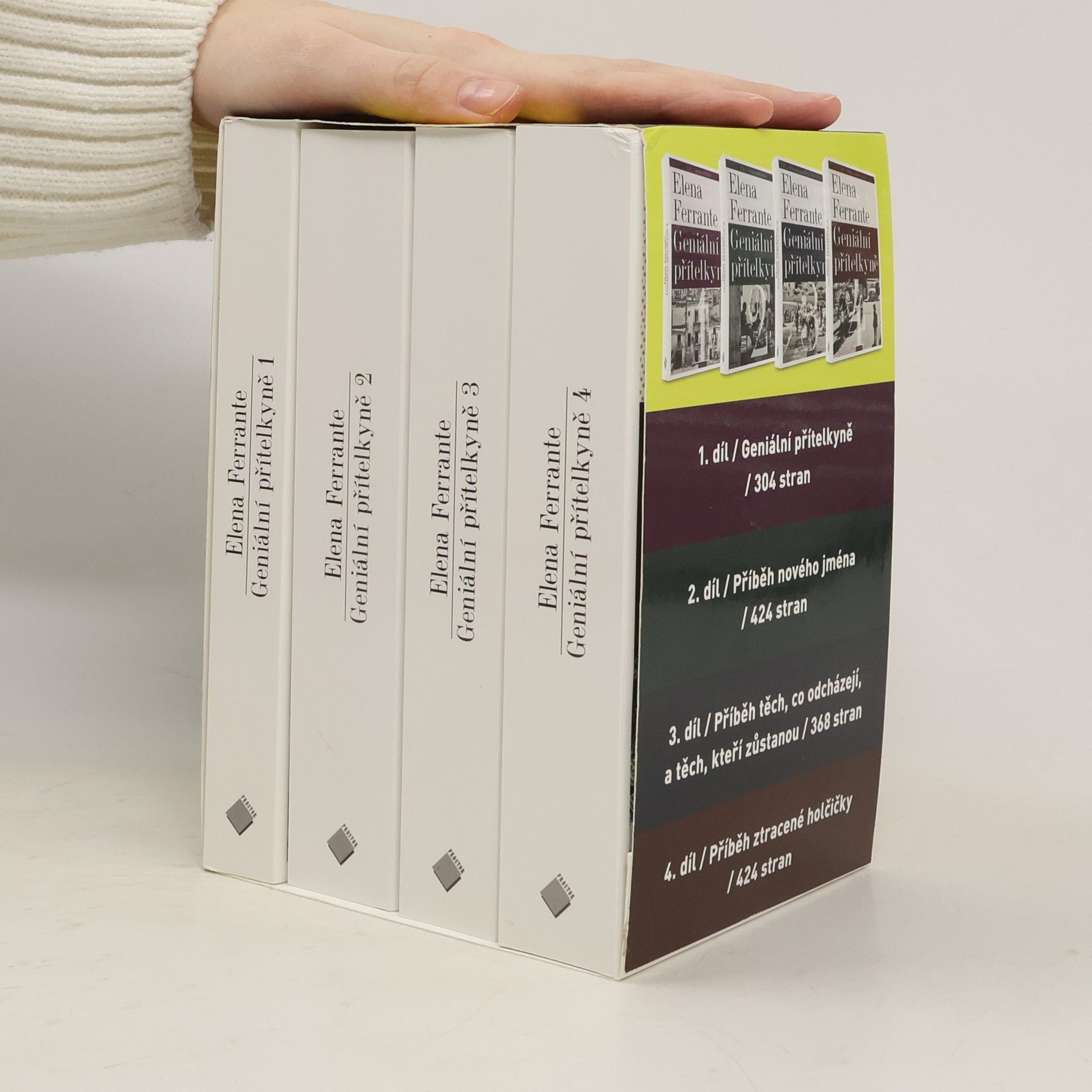 Elena Ferrante Geniální přítelkyně 1.-4. díl