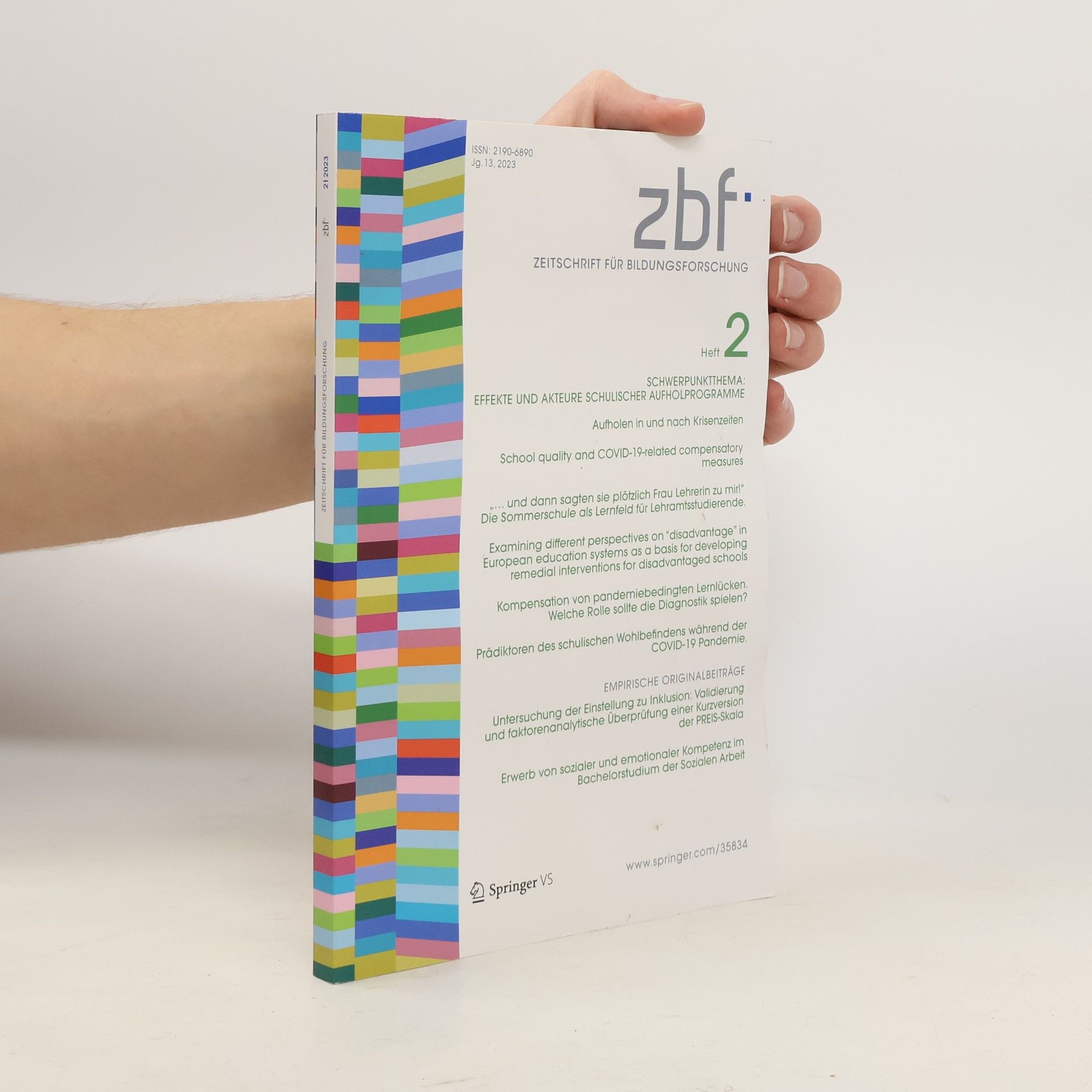 Kolektiv autorů Zeitschrift für Bildungsforschung 12/2023