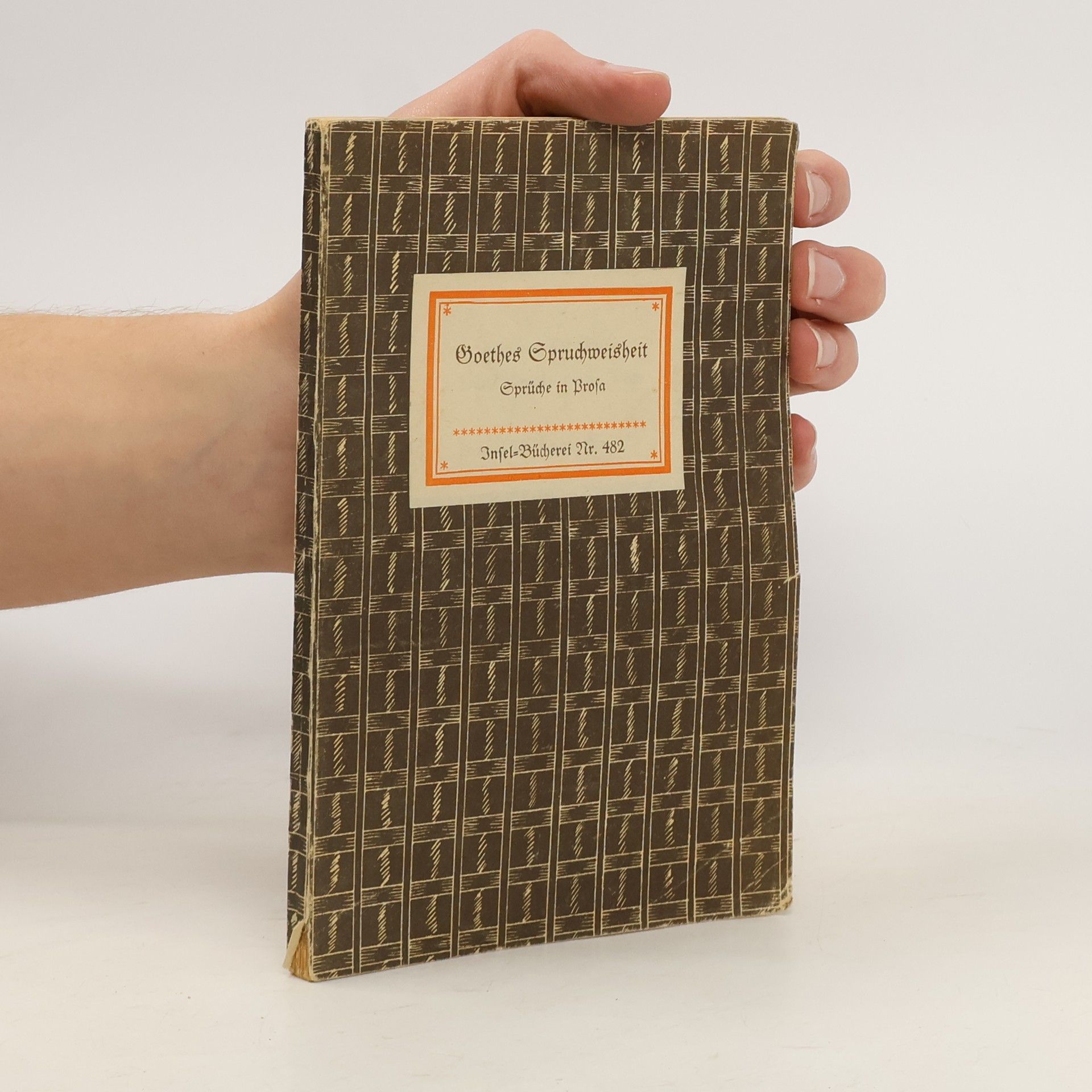 Johann Wolfgang von Goethe  Goethes Spruchweisheit