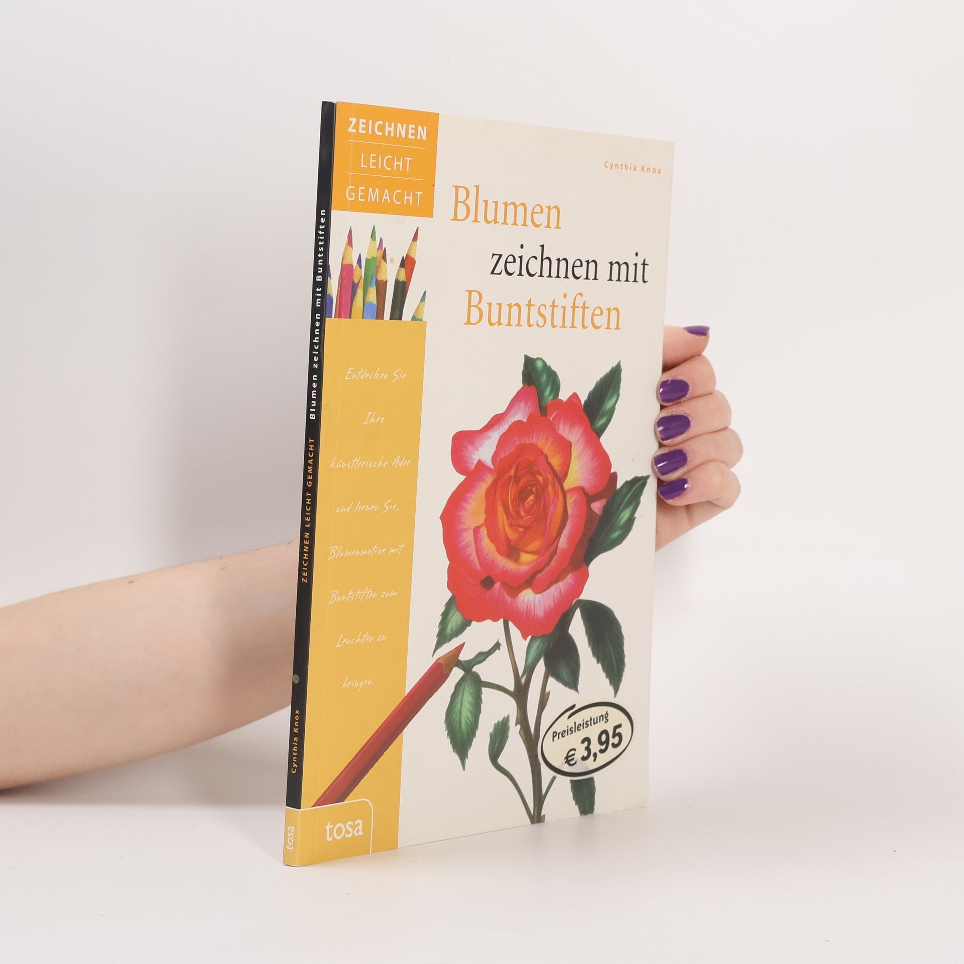 Cynthia Knox Blumen zeichnen mit Buntstiften