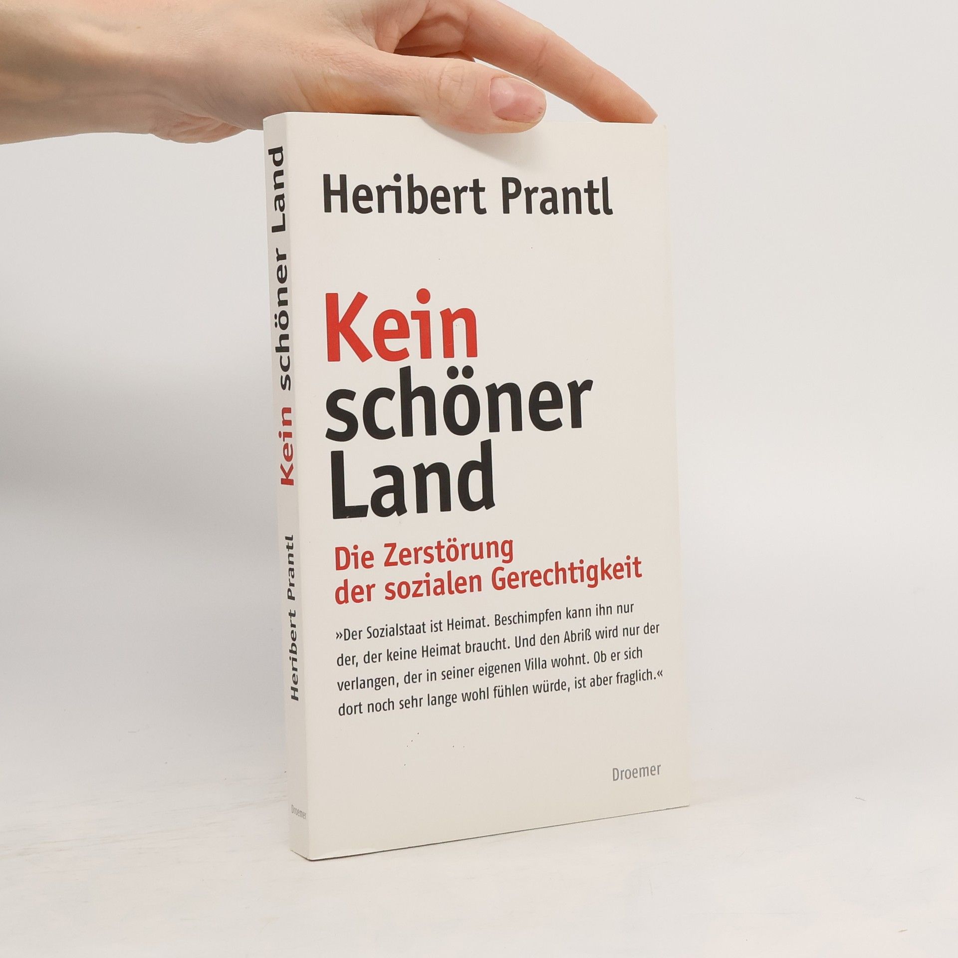 Heribert Prantl Kein schöner Land