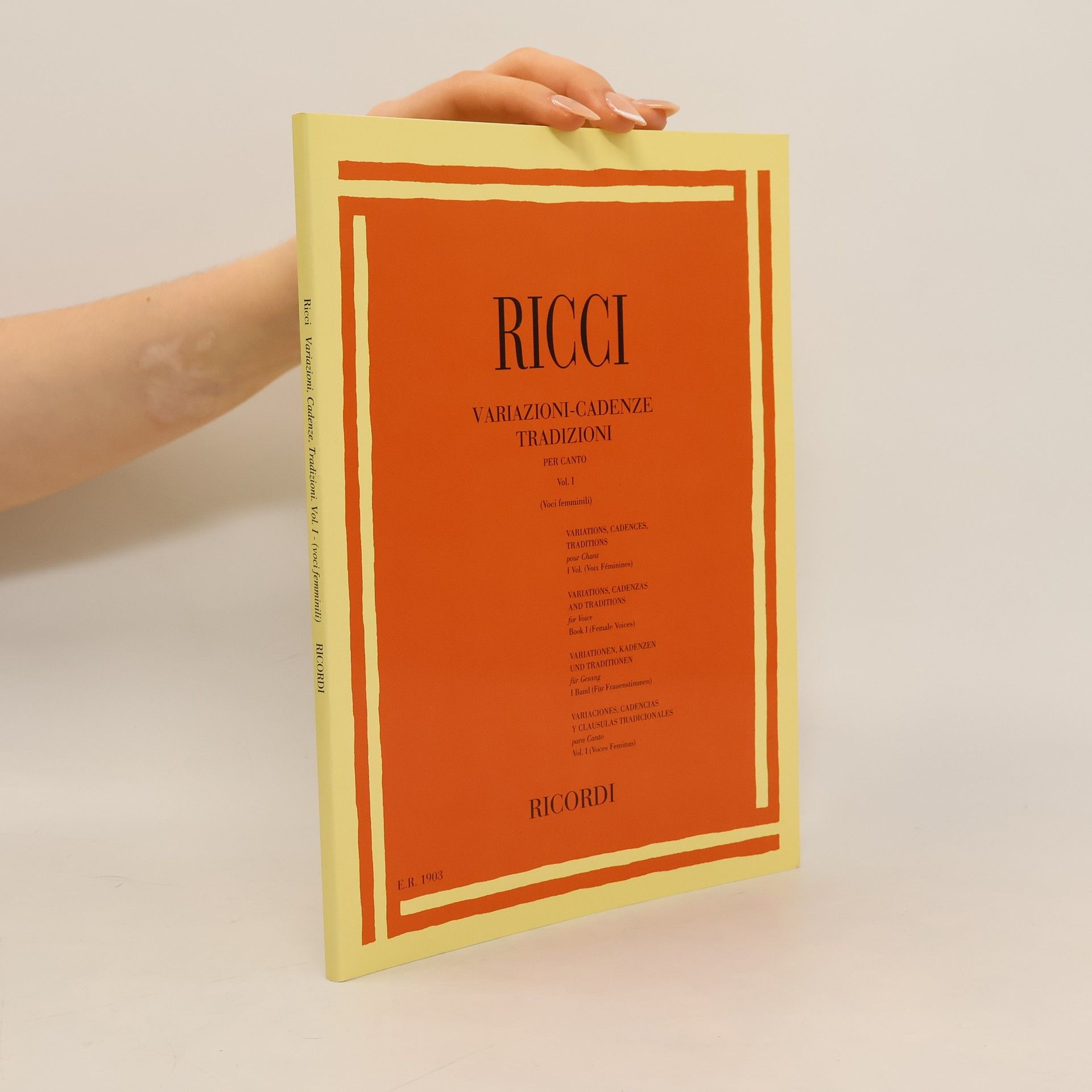 Luigi Ricci Variazioni-Cadenze. Tradizioni