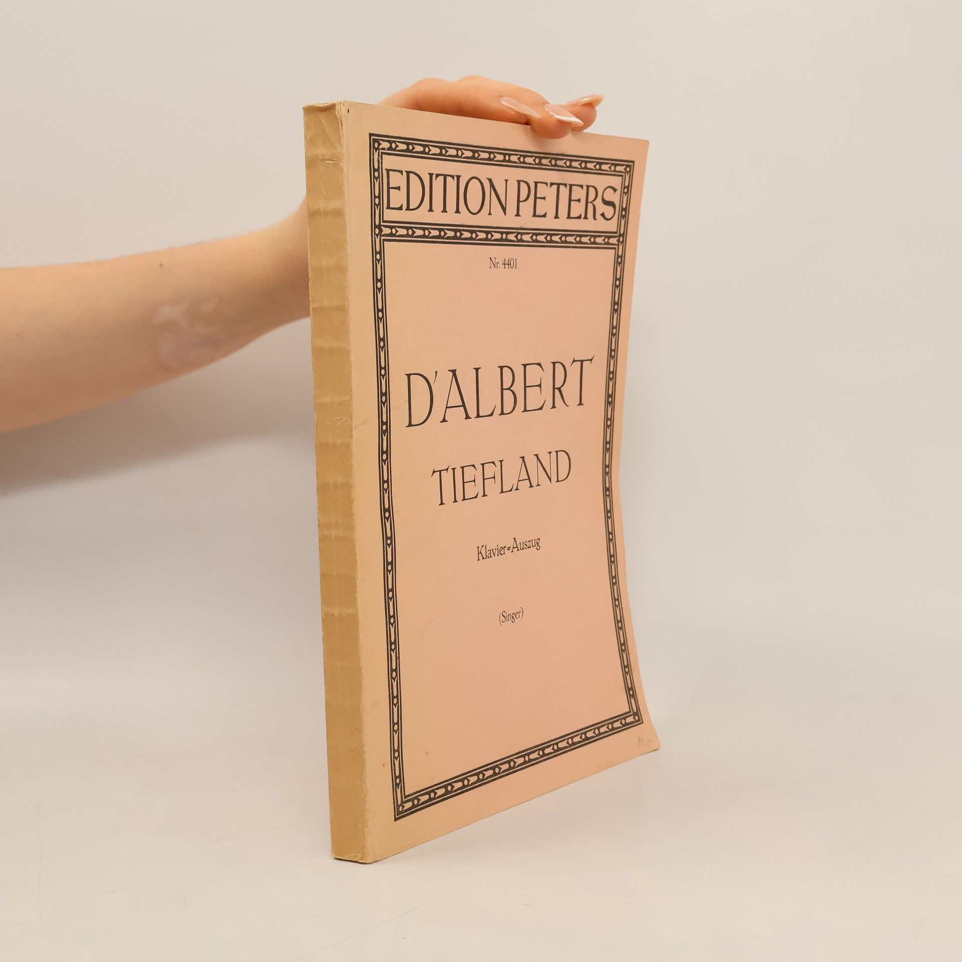 Otto Singer Eugen d'Albert: Tiefland