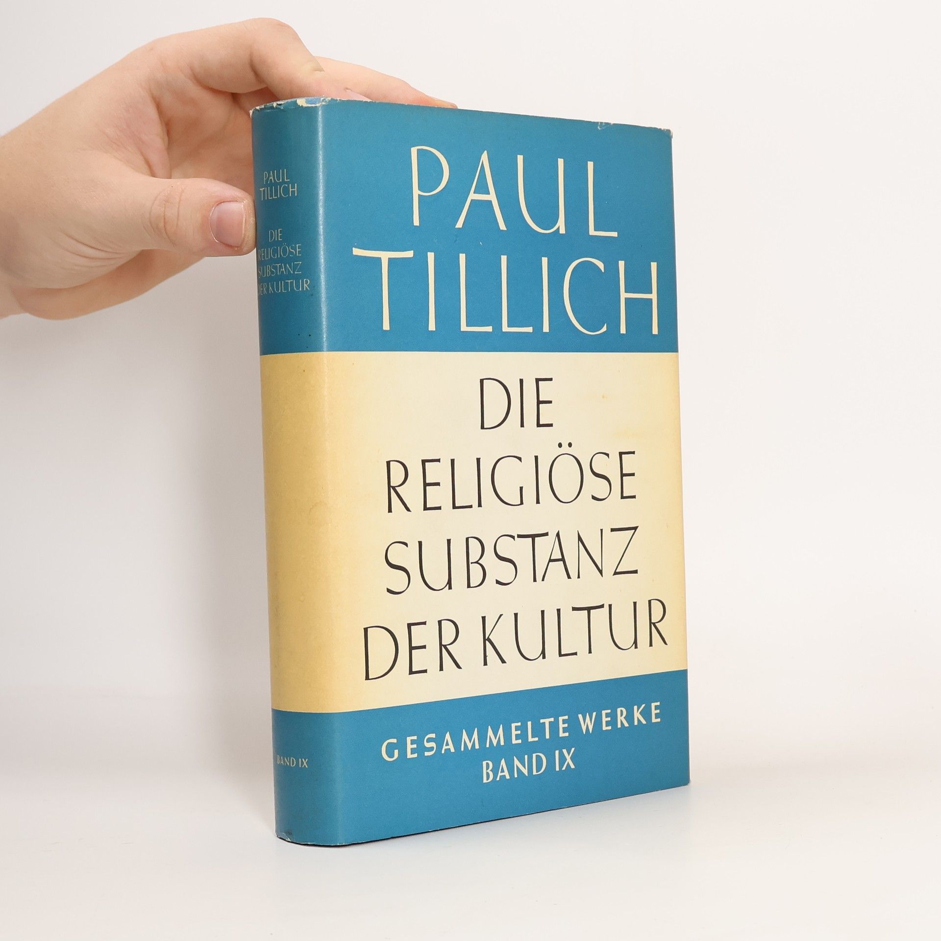 Paul Tillich Die religiöse Substanz der Kultur