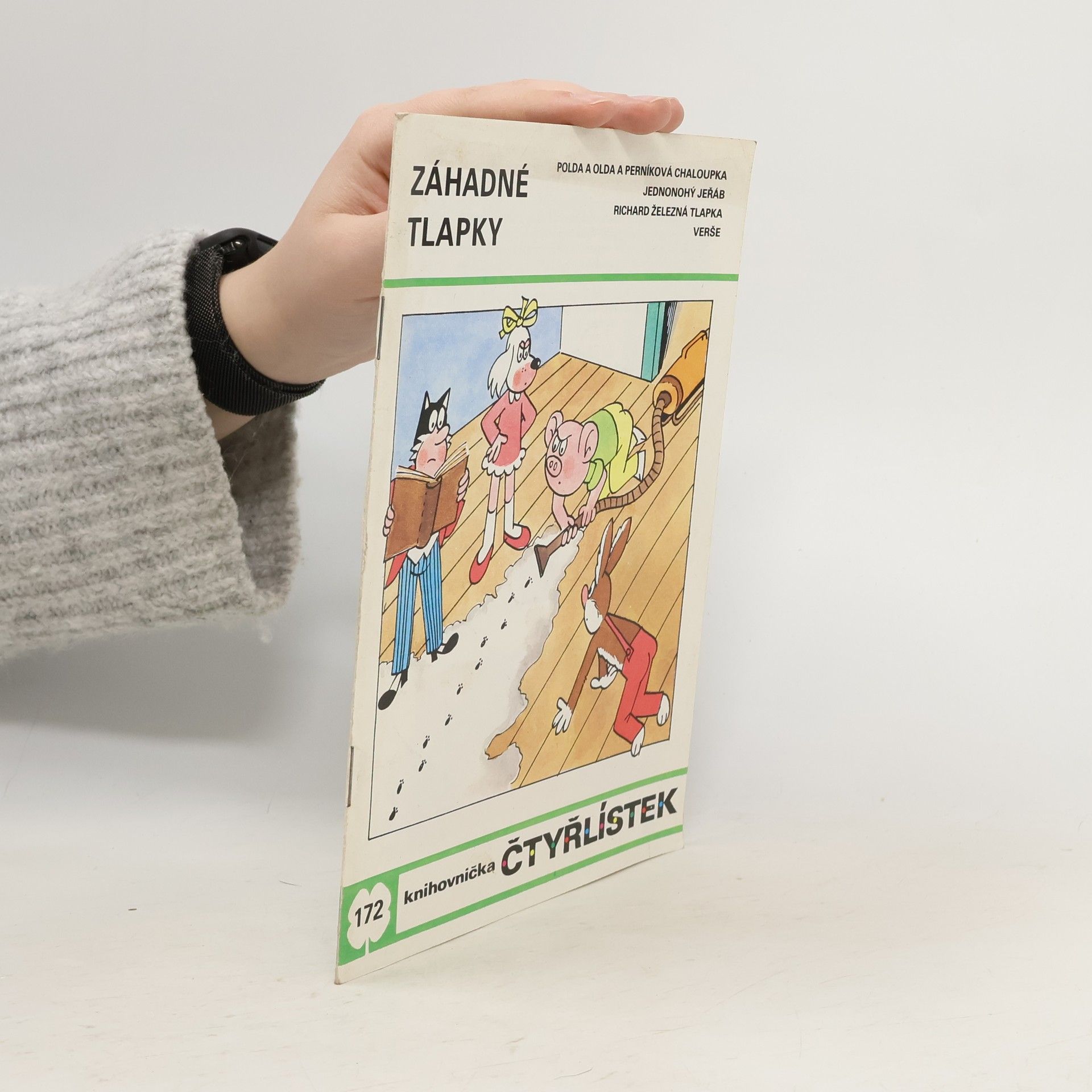 Jaroslav Němeček Čtyřlístek 172. Záhadné tlapky