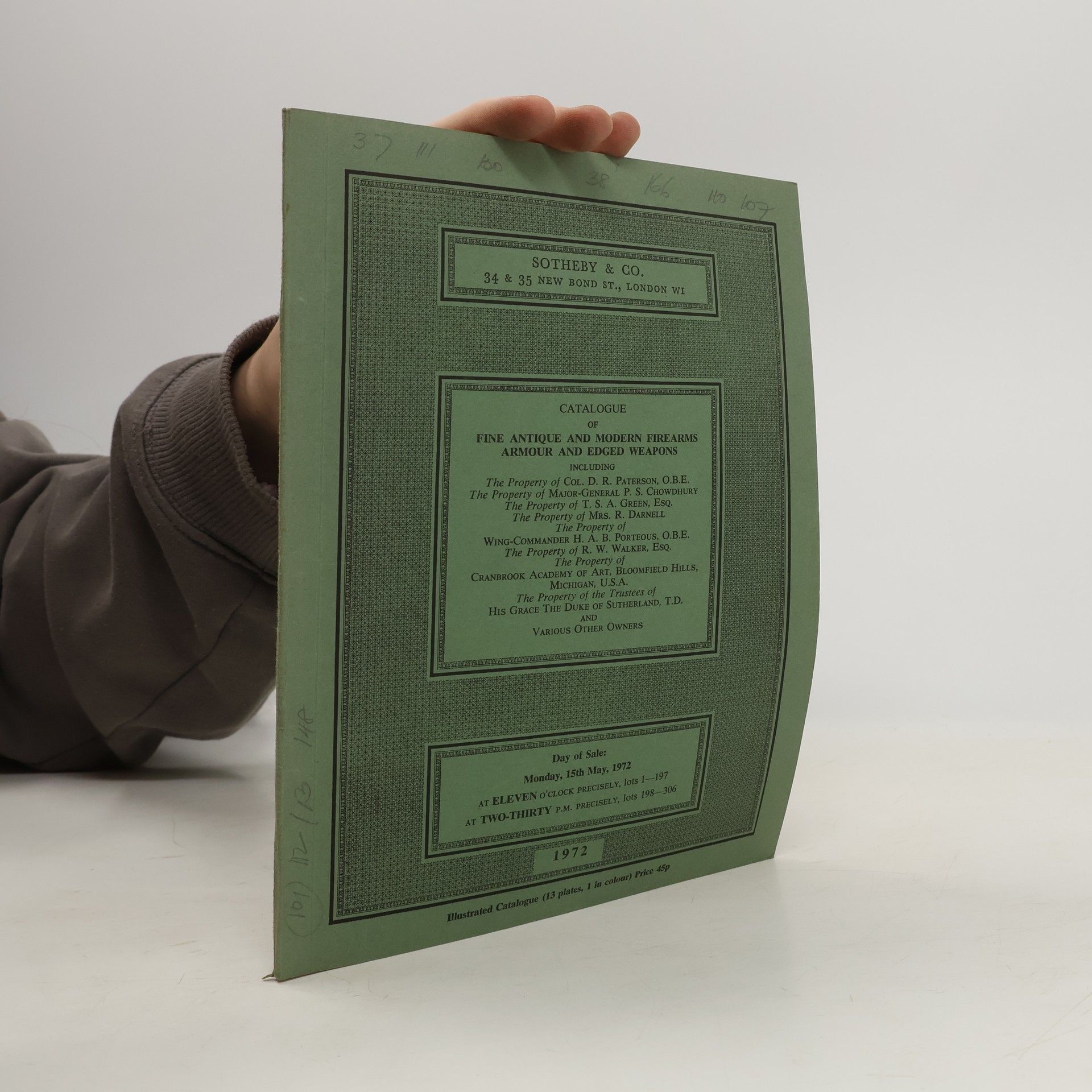 Autores varios Catalogue of Fine Antique and Modern Firearms